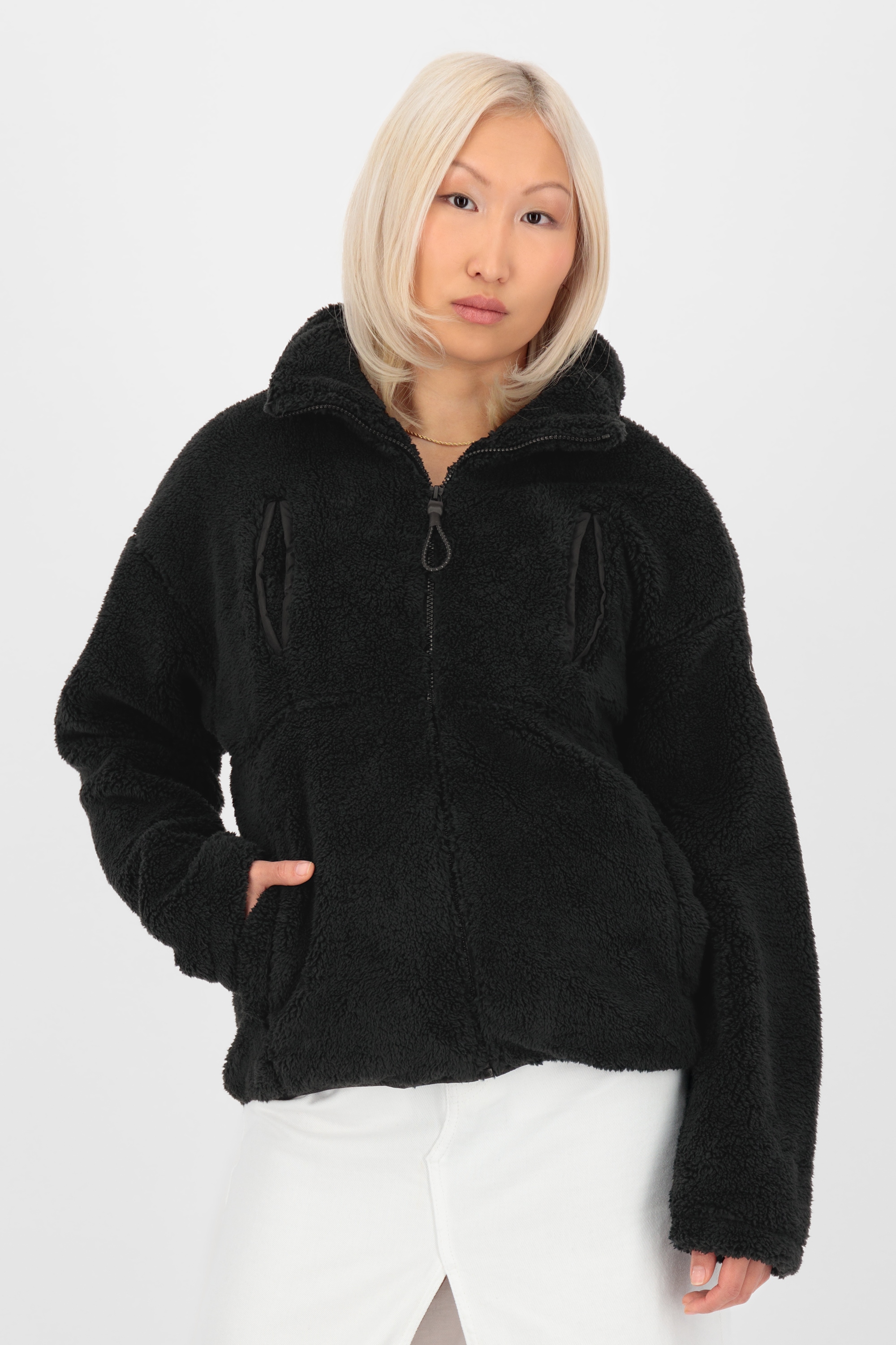 Sweatjacke »LiobaAK G Teddy Sweat Jacket Damen Sweatjacke, Jacke«