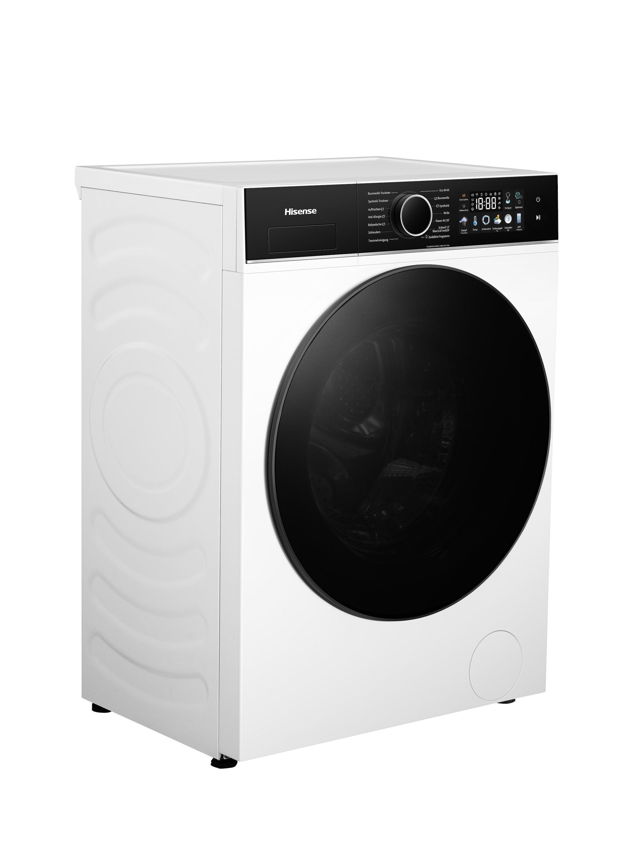 Hisense Waschtrockner "WD3I8043BWF2" 3i Serie 8 kg /5 kg 72 dB(A) Waschen & Trocknen in 59 min.