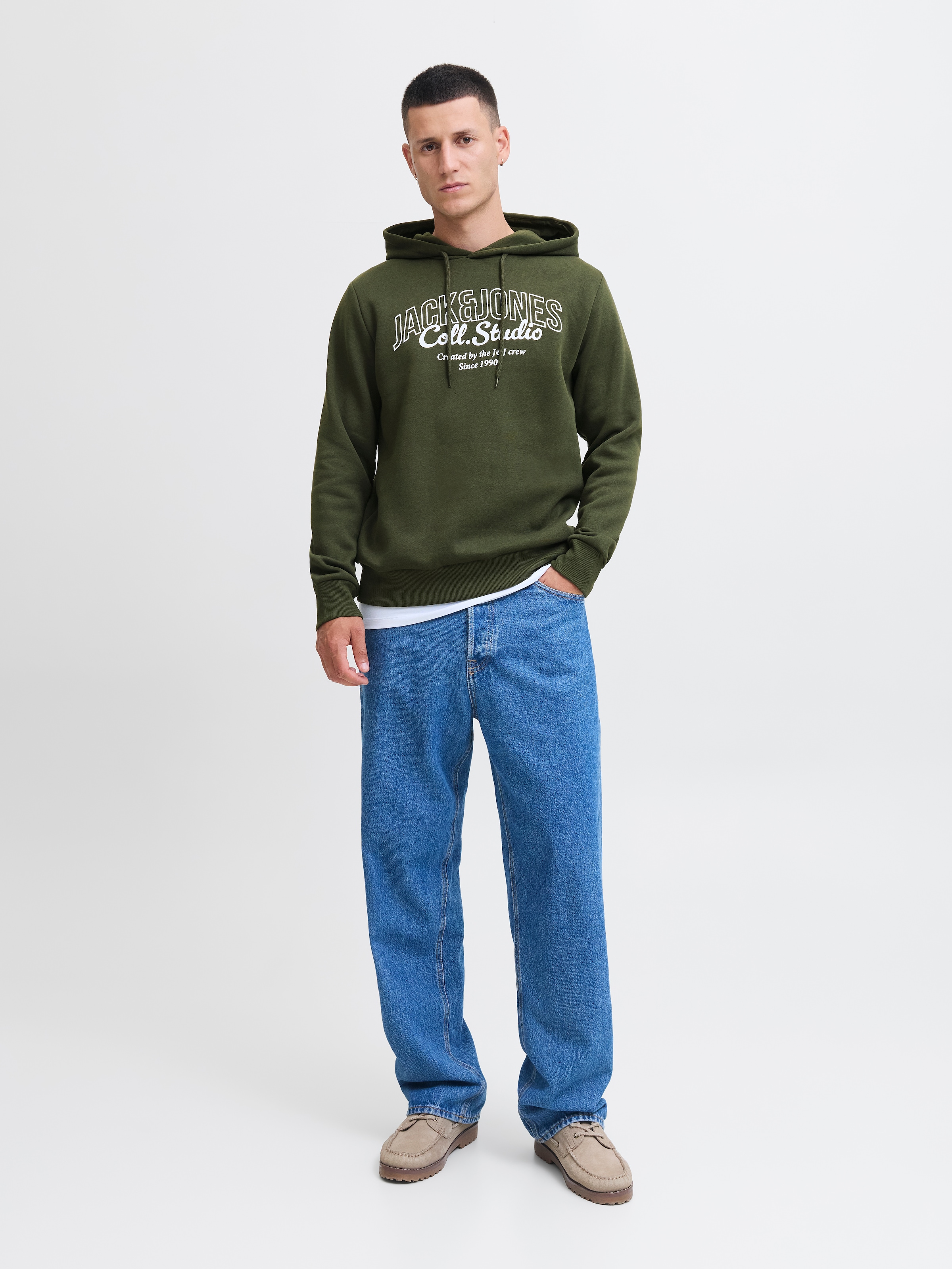 Jack & Jones Kapuzensweatshirt »JJMAKOTO SWEAT HOOD«
