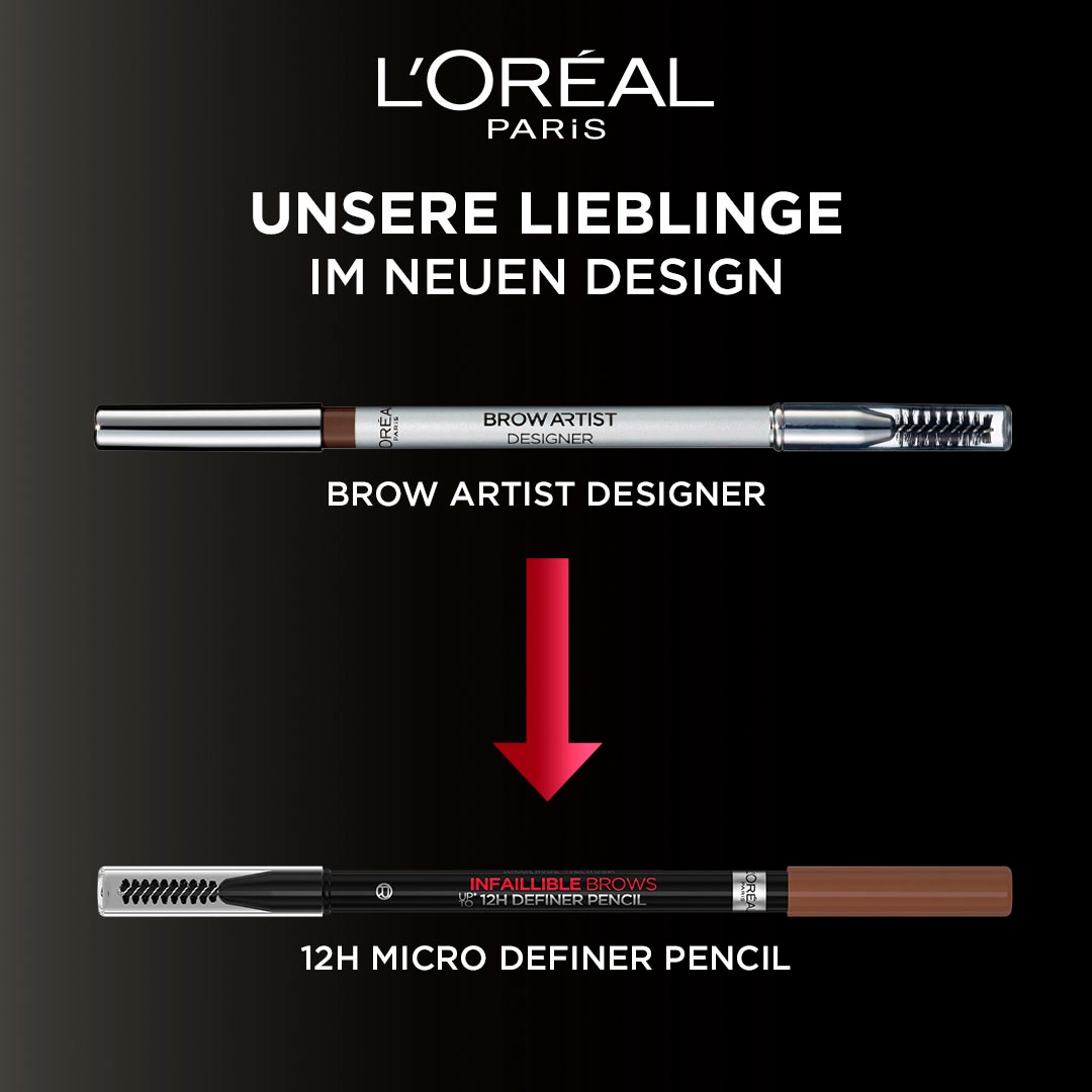 L'ORÉAL PARIS Augenbrauen-Stift »Brow Artist Designer«, mit Farbpigment-Gel