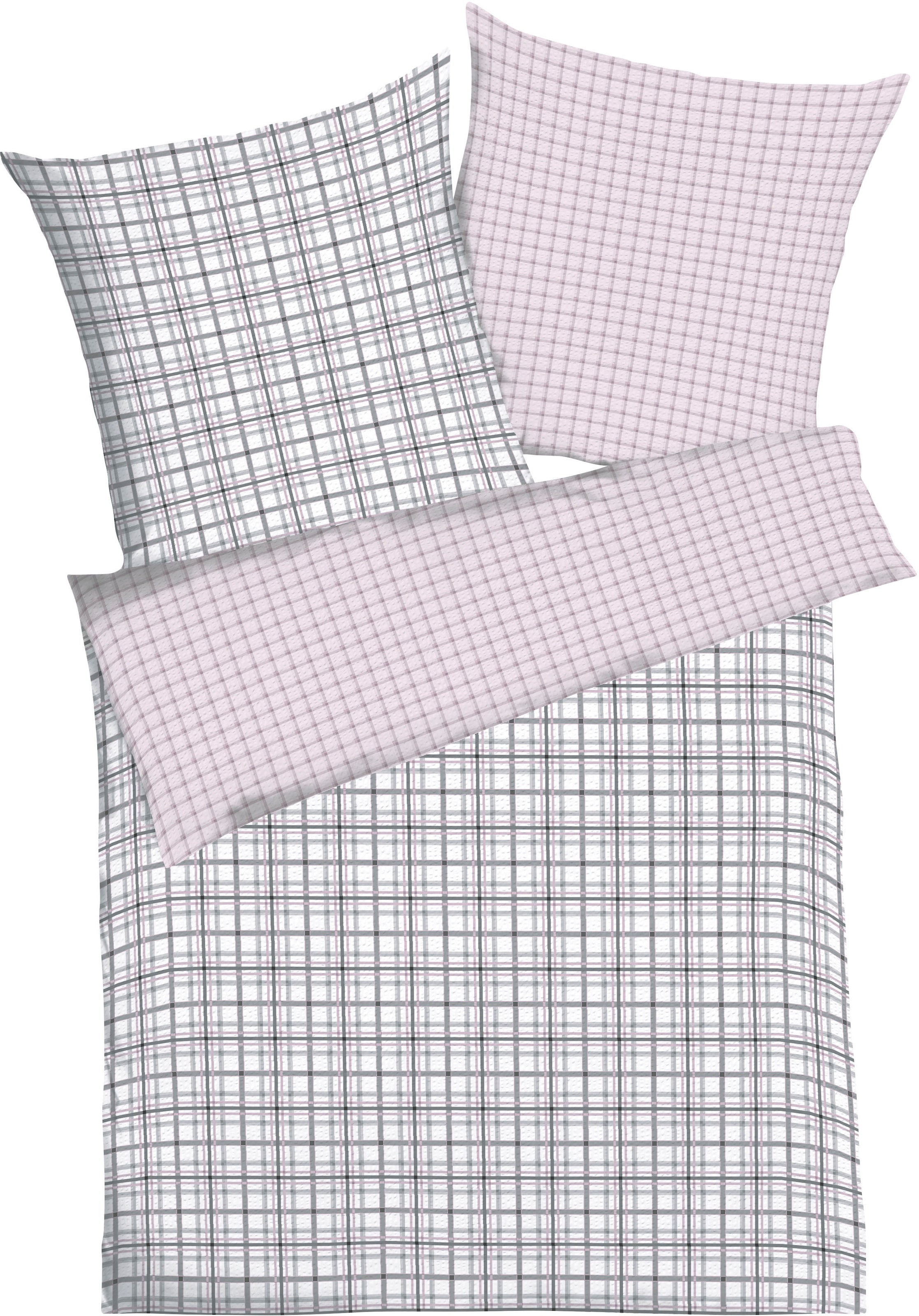 Kaeppel Wendebettwäsche "Plaid" 2 Stk. angenehm wärmend