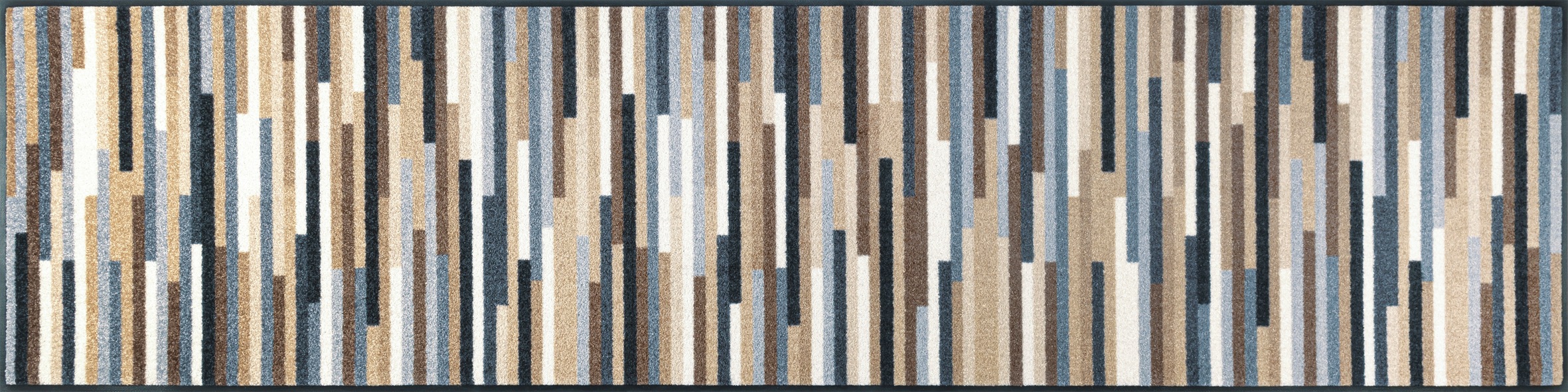wash+dry by Kleen-Tex Fußmatte "Mikado Stripes" rechteckig 7 mm Höhe Schmutzfangläufer, modernes Streifen Design, rutschhemmend, waschbar