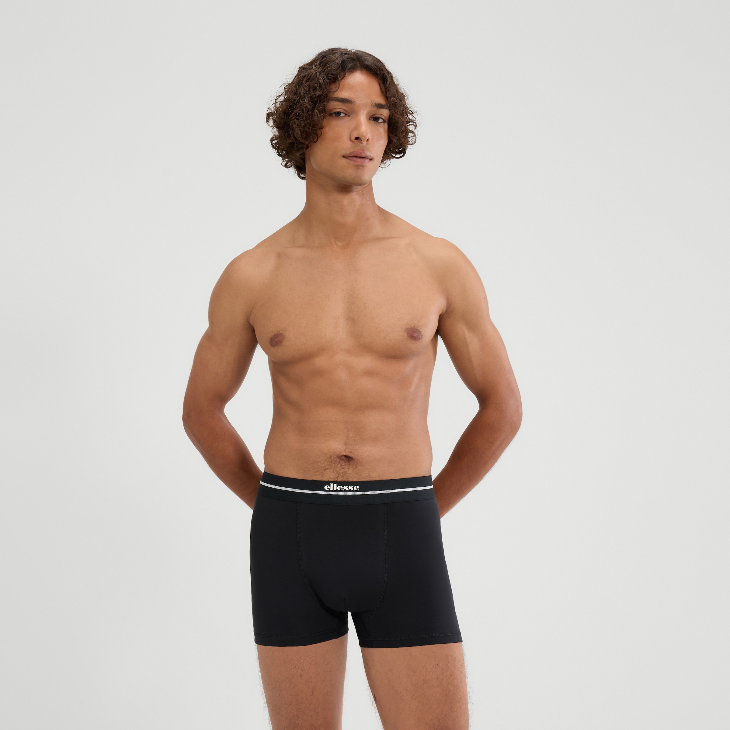 Ellesse Boxershorts aus Baumwolle und Elasthan, elastischer Materialmix günstig online kaufen