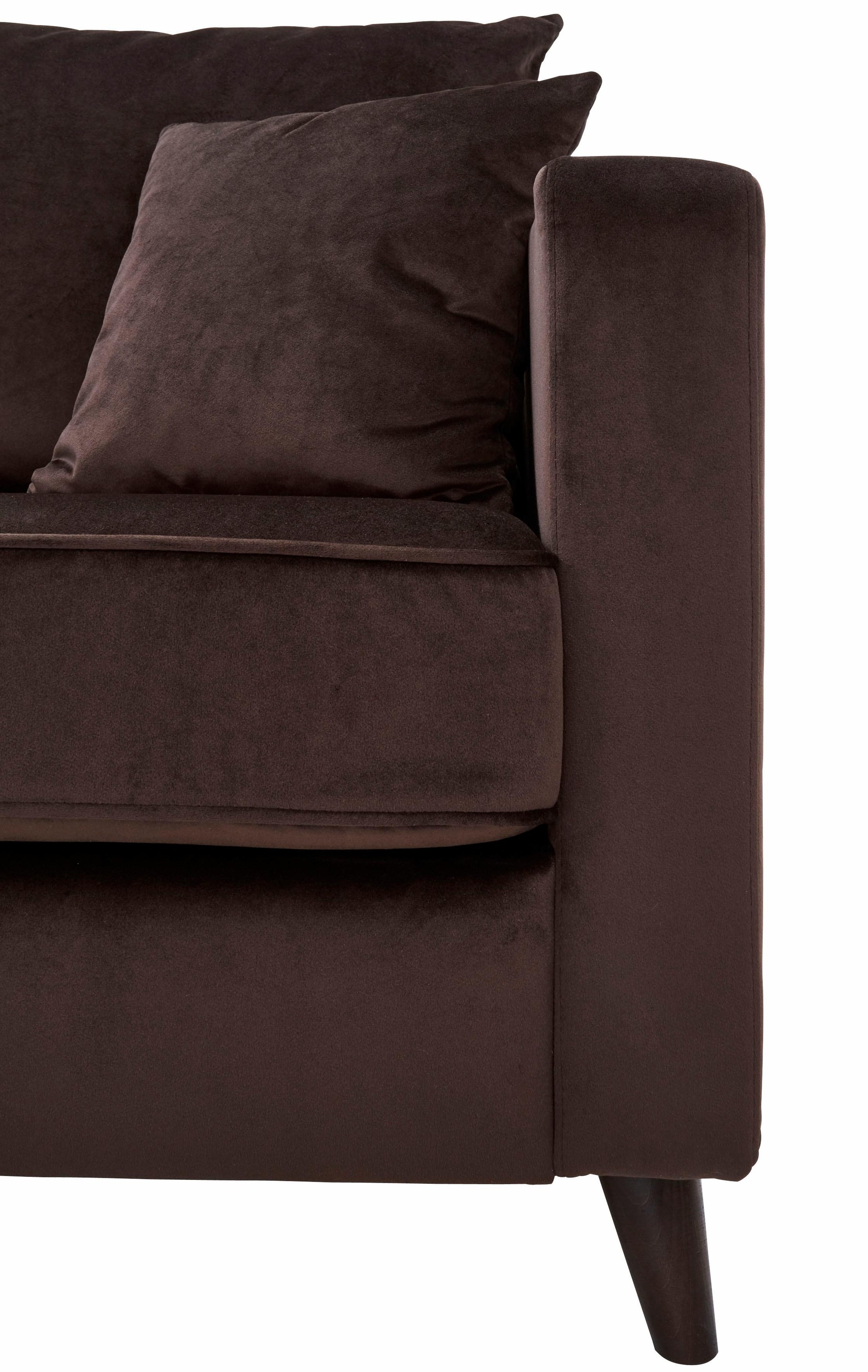 Guido Maria Kretschmer Home&Living Ecksofa »Renesse L-Form«, lose Kissen, Keder an Sitzkissen