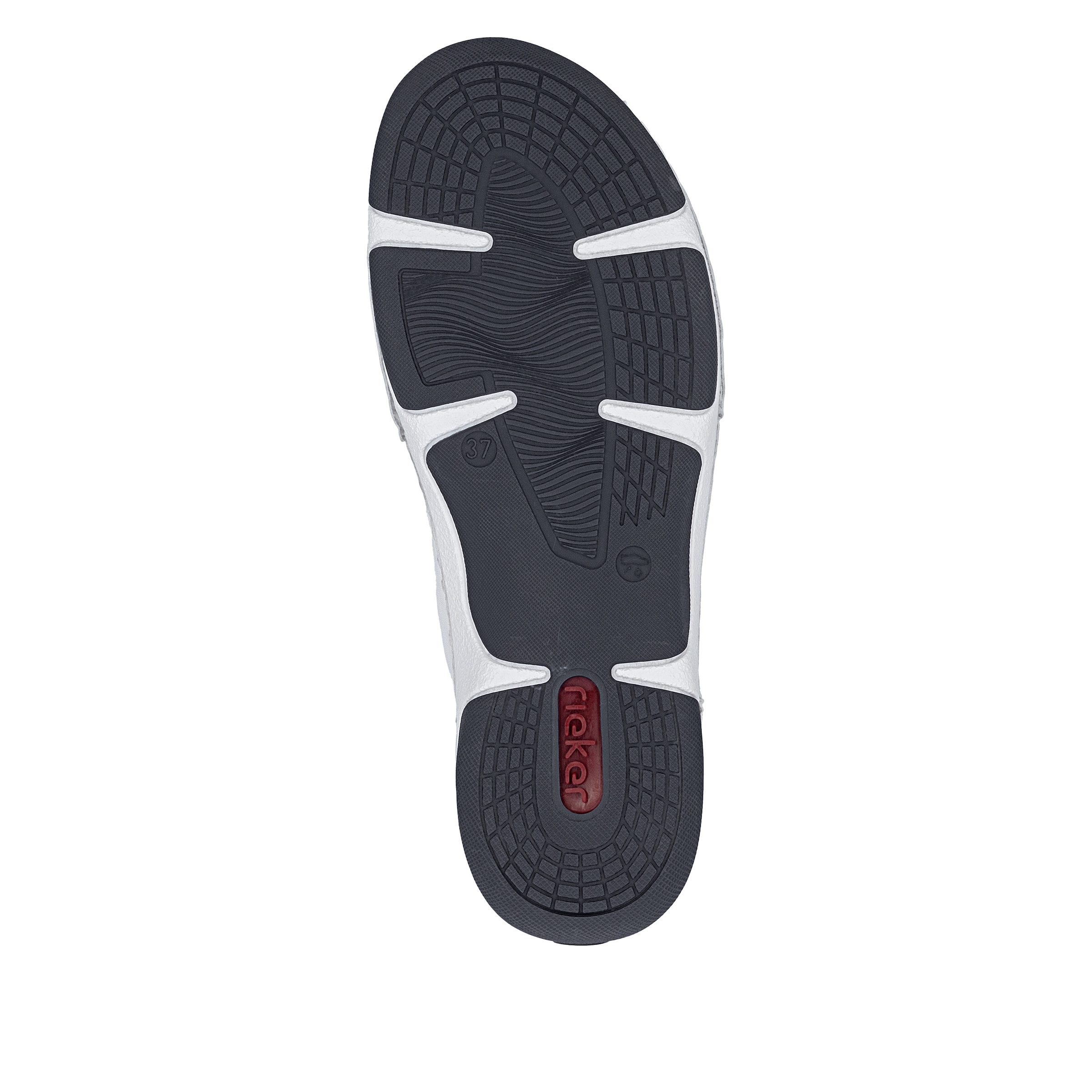 Rieker Sneaker  Halbschuh, Freizeitschuh, Schnürschuh mit Rahmennaht