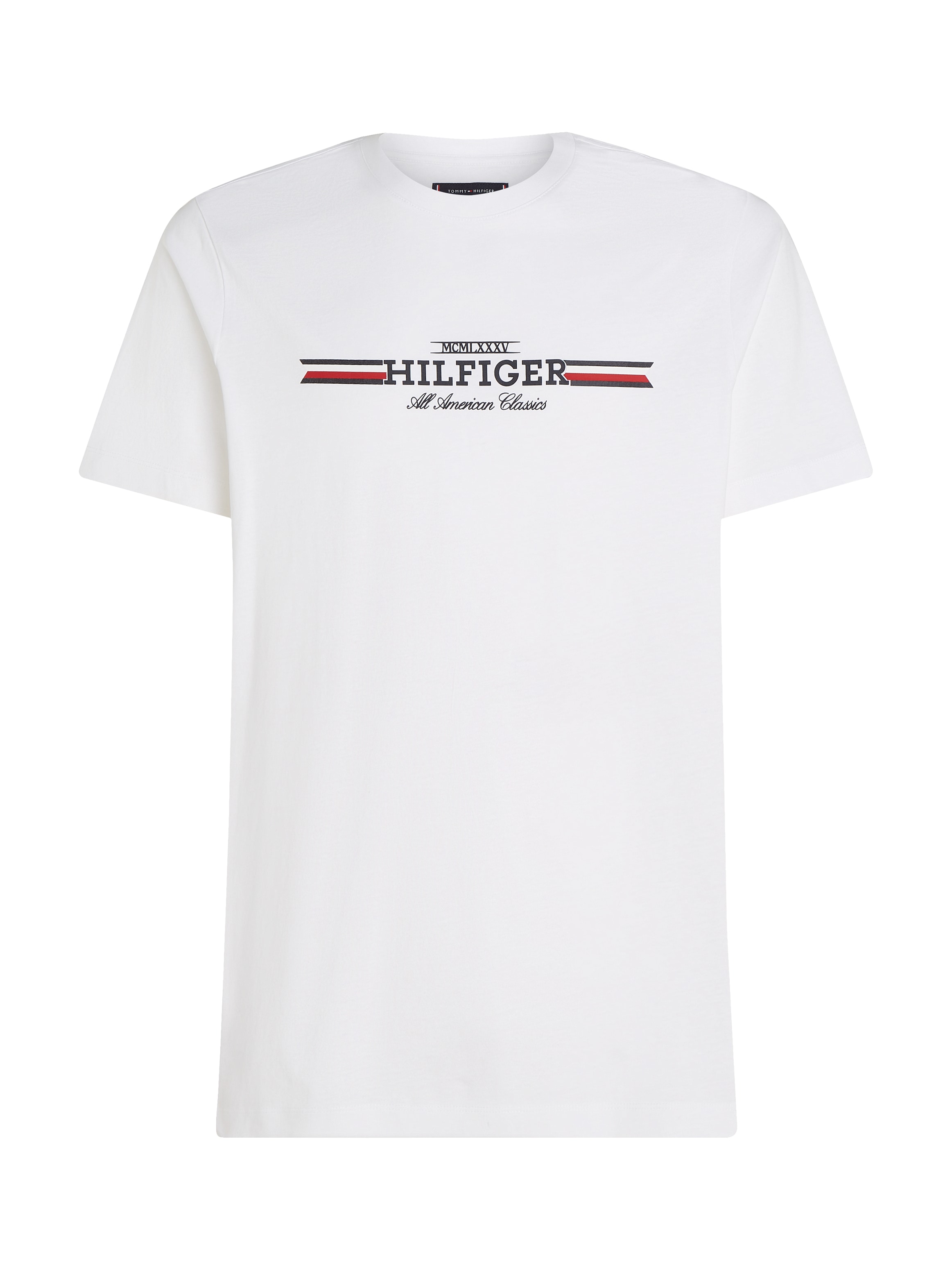Tommy Hilfiger Rundhalsshirt »HILFIGER CHEST STRIPE TEE«