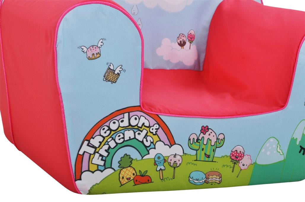 Knorrtoys® Sessel »Theodor & Friends - Theodor Carbon, pink«, für Kinder;  Made in Europe | BAUR