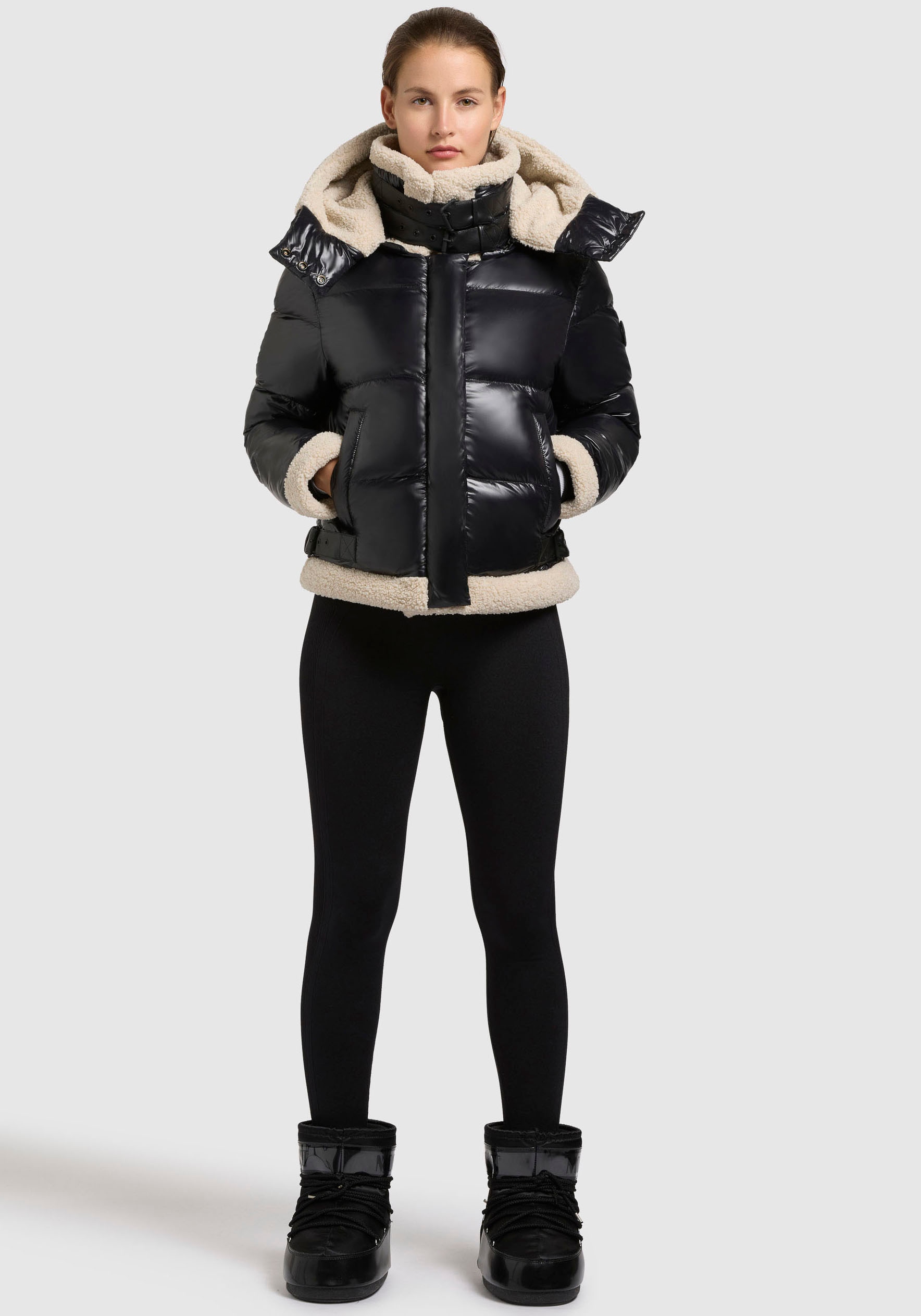 khujo Steppjacke »NESSIE«, mit Kapuze