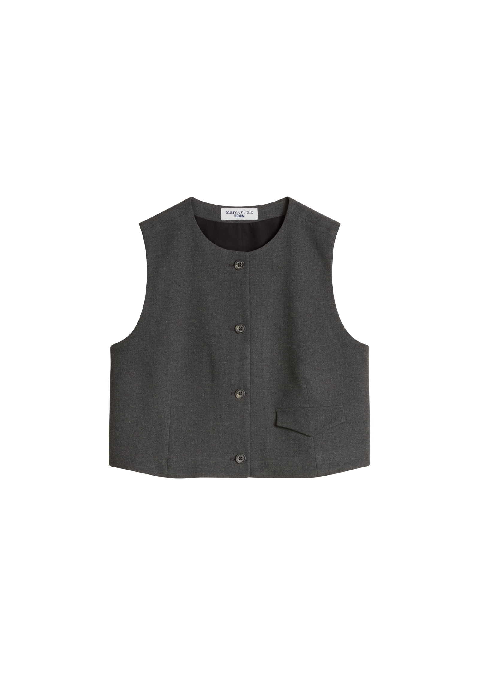 Marc O'Polo DENIM Sweatweste »mit LENZING™ ECOVERO™«