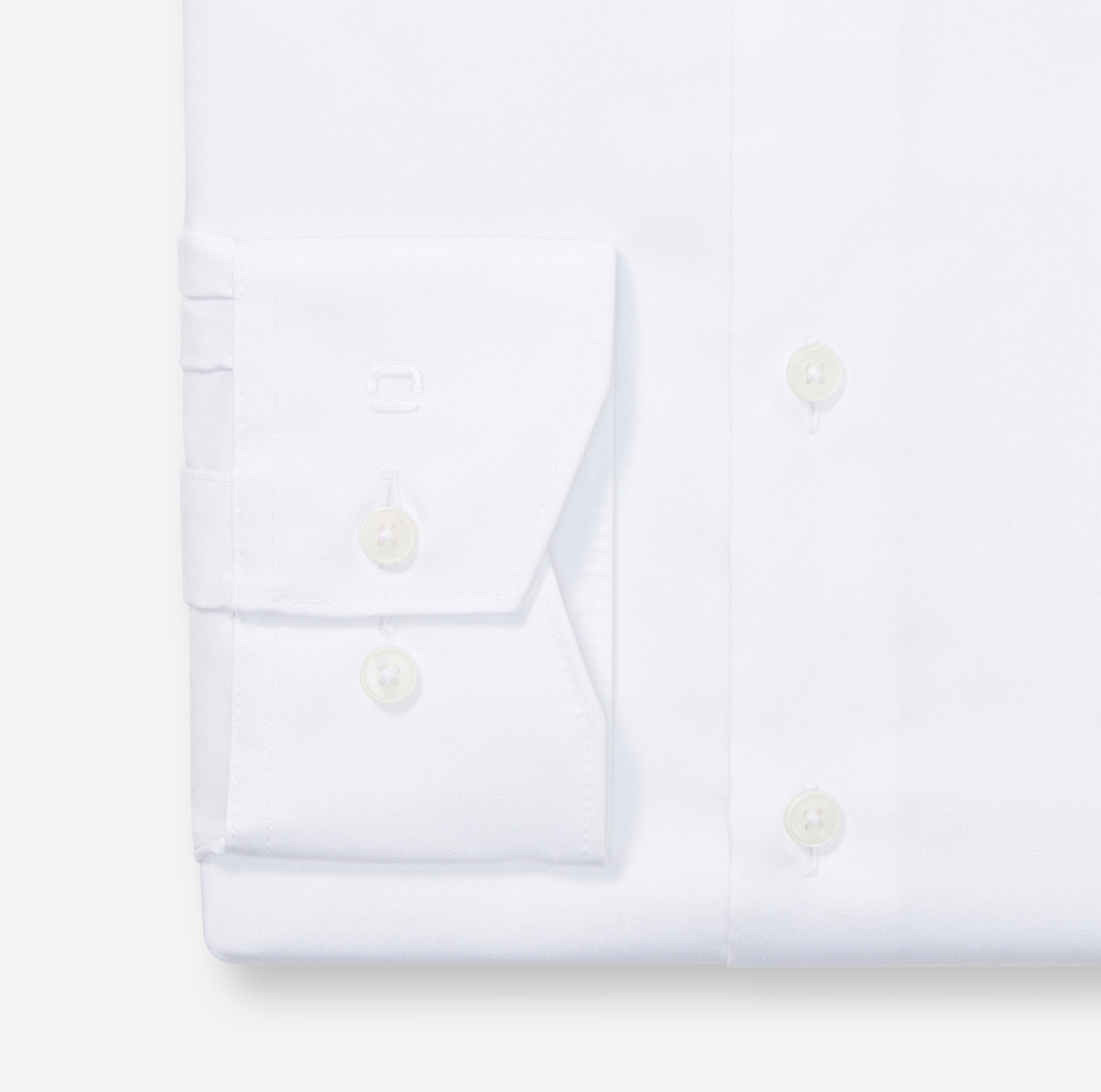 OLYMP Langarmhemd »Luxor«, unifarben, Global-Kentkragen, Businesshemd, modern fit