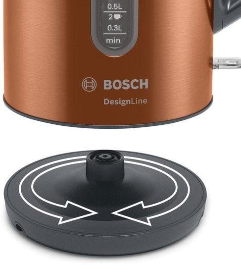 BOSCH Wasserkocher »TWK4P439 DesignLine«, 1,7 l, 2400 W