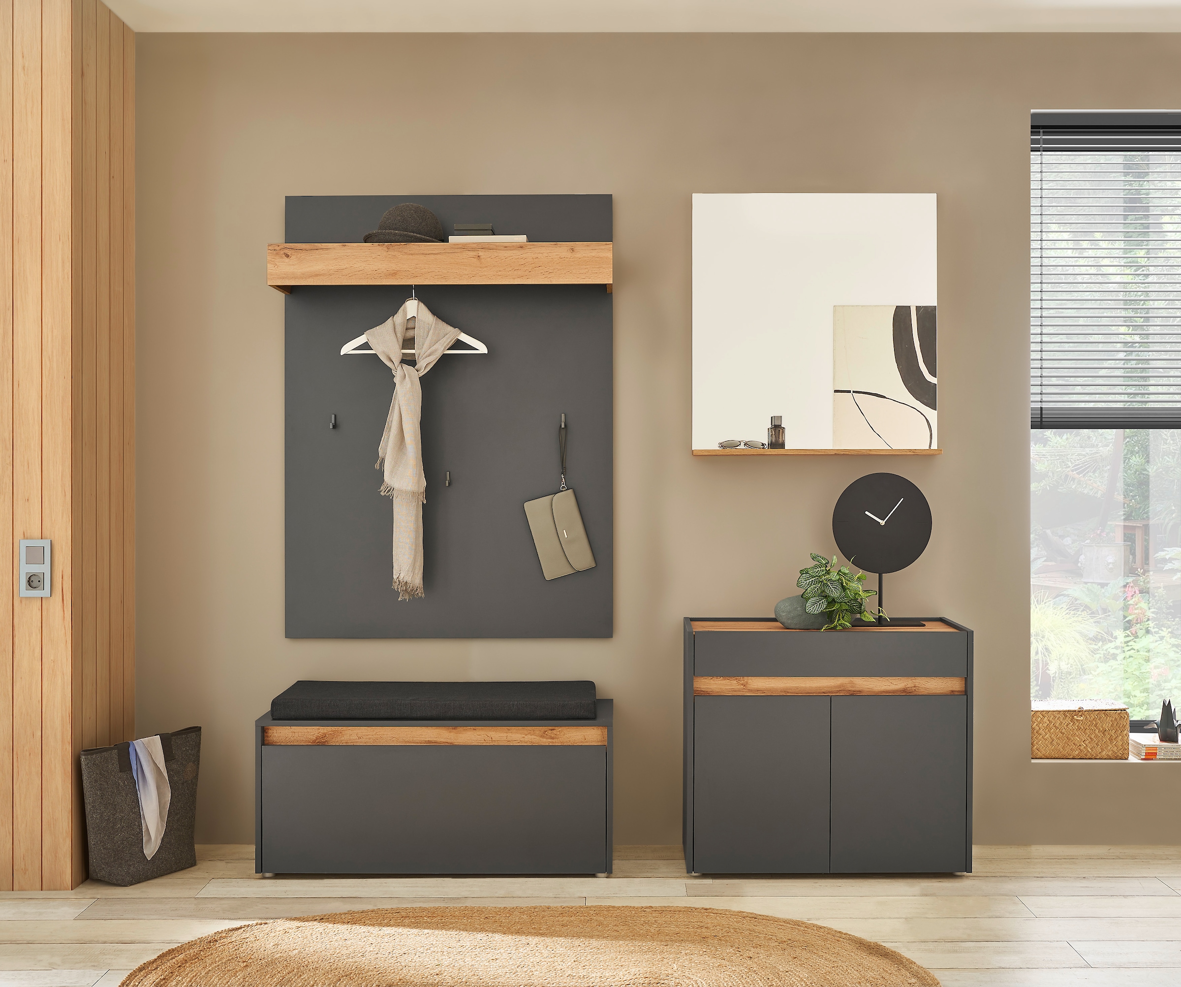 Home affaire Garderoben-Set "GIRON/CiTY, moderne Garderobe, Komplettset mit günstig online kaufen