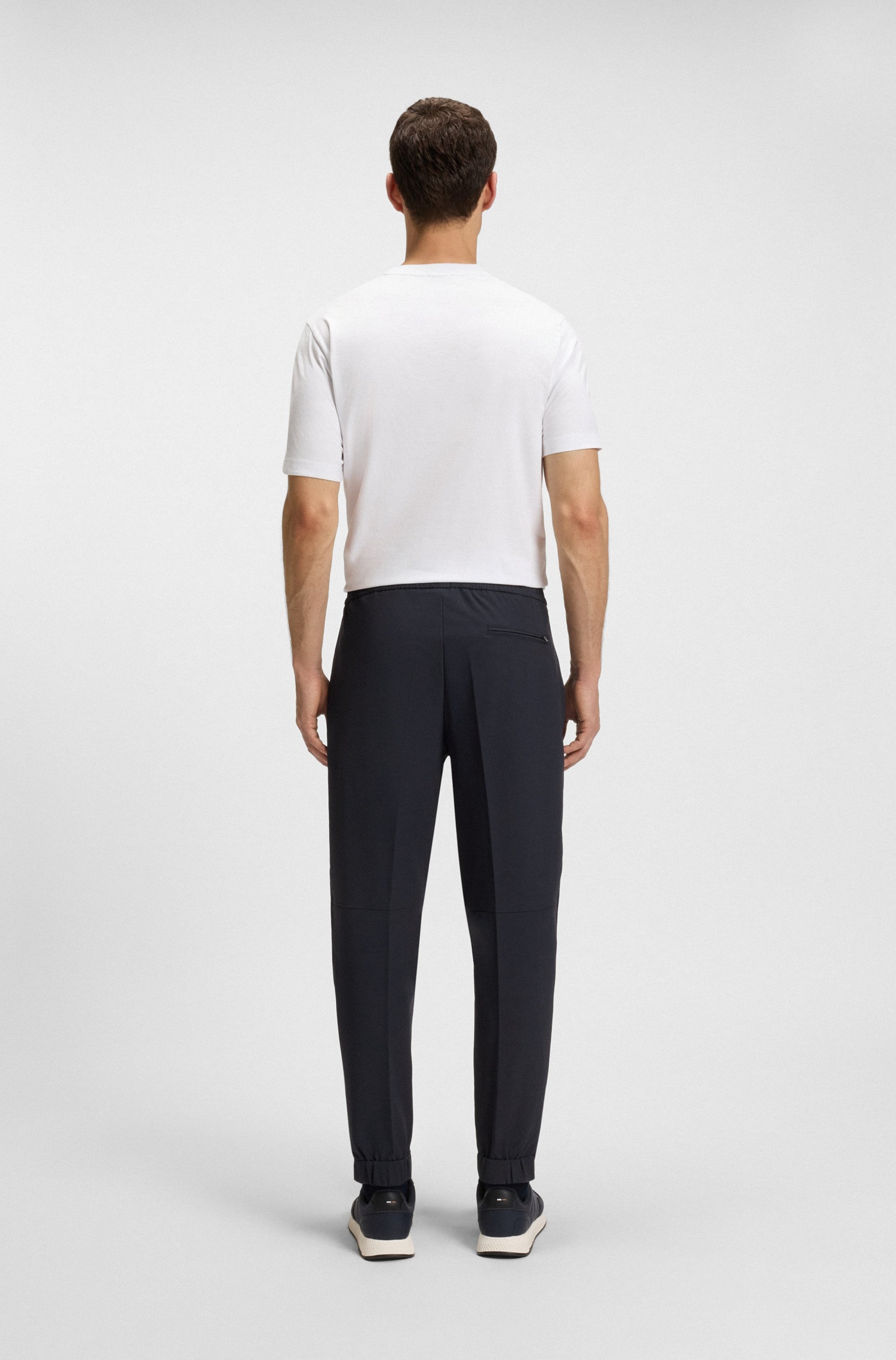 BOSS GREEN Stretch-Hose »T Flex«, mit elastischem Bund und Kordelzug