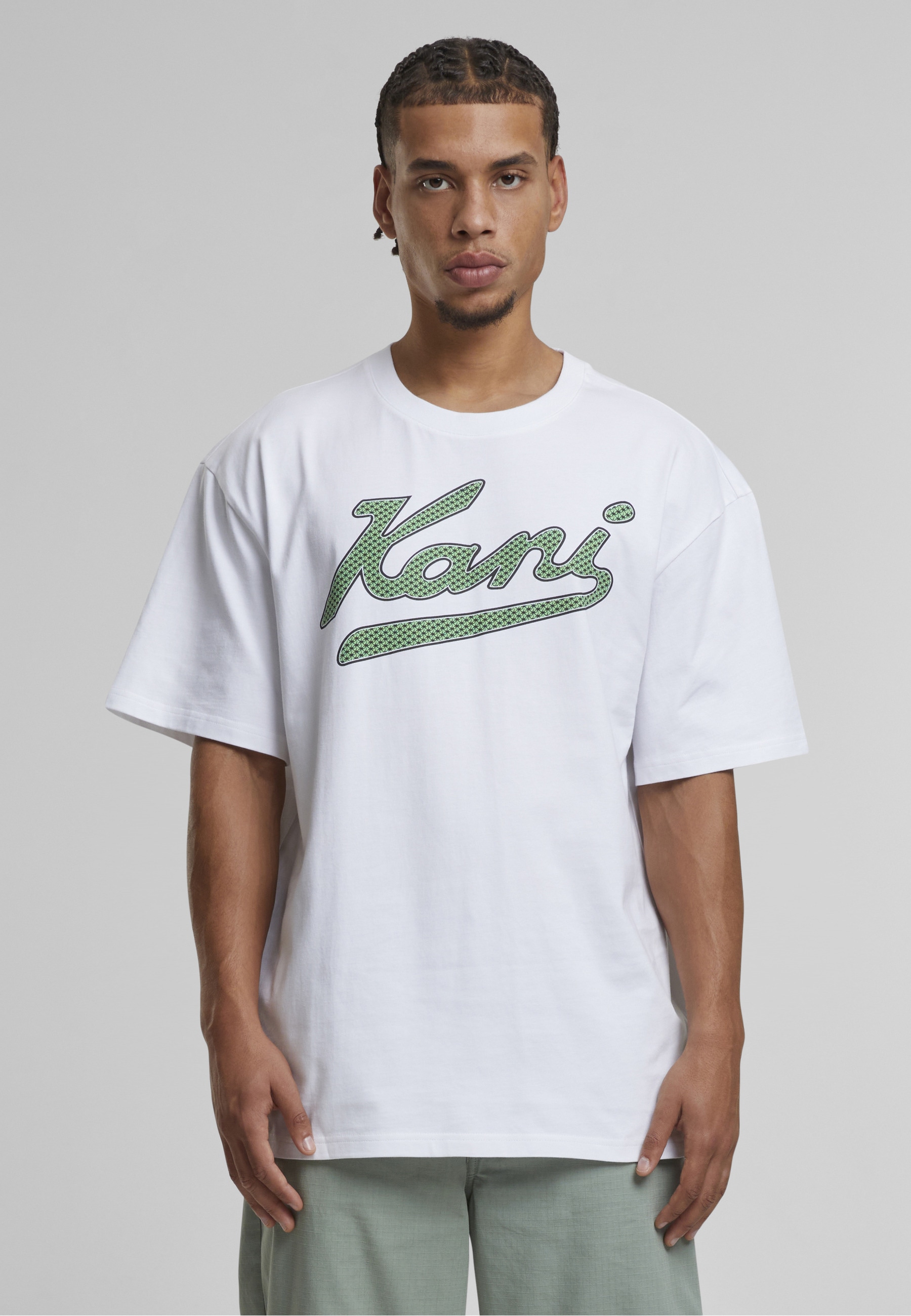Karl Kani T-Shirt »Karl Kani Varsity Palm Print T-Shirt« 1 Stk.