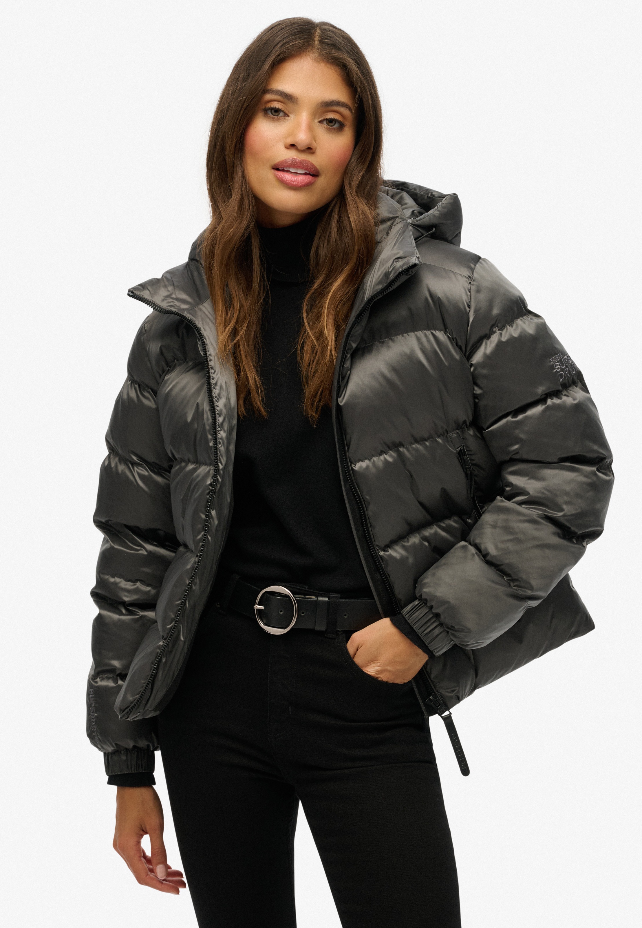 Superdry Steppjacke "HOODED LUXE SPORTS PUFFER" mitKapuze günstig online kaufen
