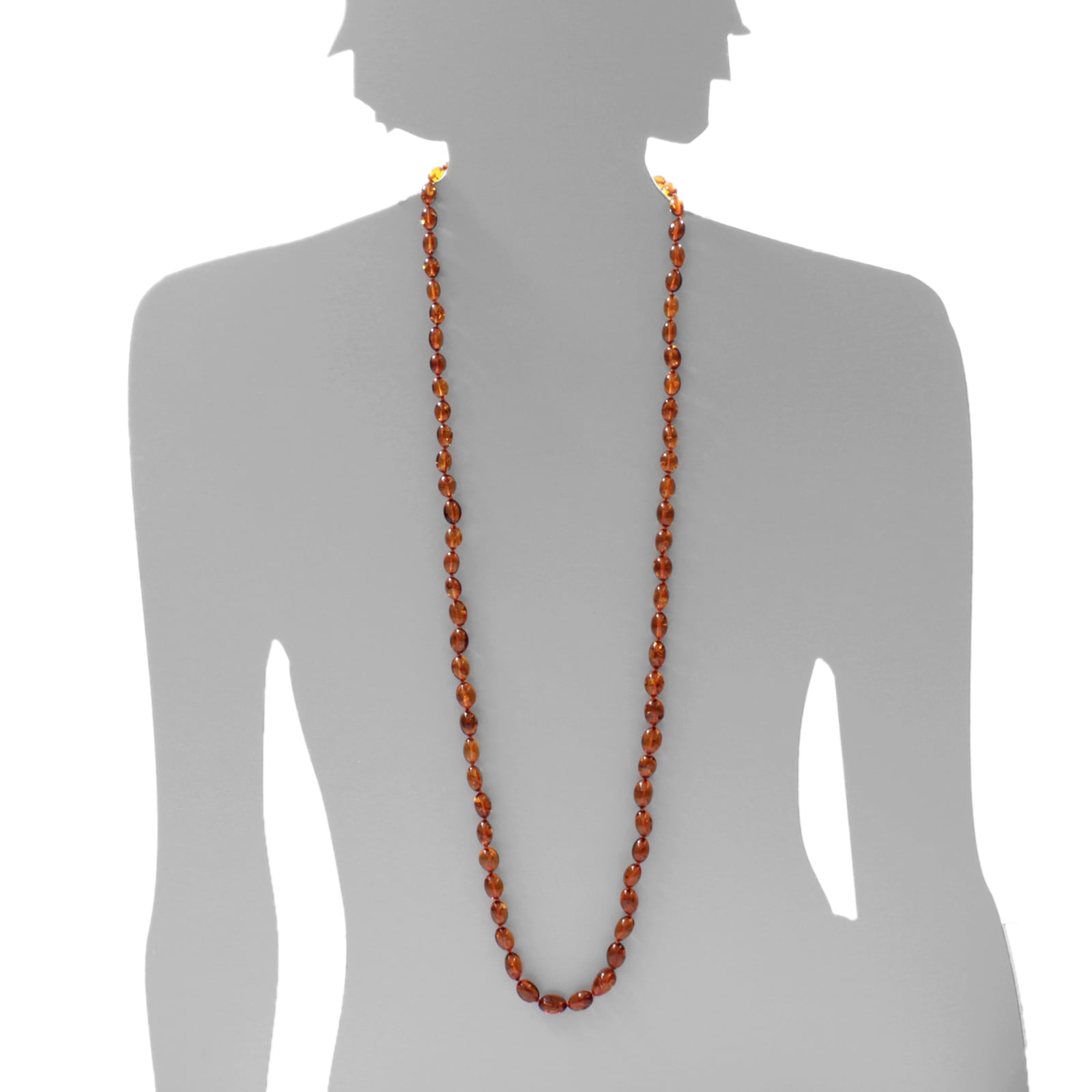 OSTSEE-SCHMUCK Gliederkette »Ostsee-Schmuck Kette Olive XXL-100 cm- Kette Olive XXL-100 cm-«, (1 tlg.)