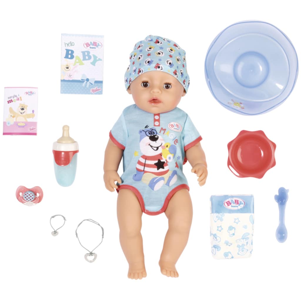 Baby Born Babypuppe »Magic Boy, 43 cm«, (Set, 13 tlg.)