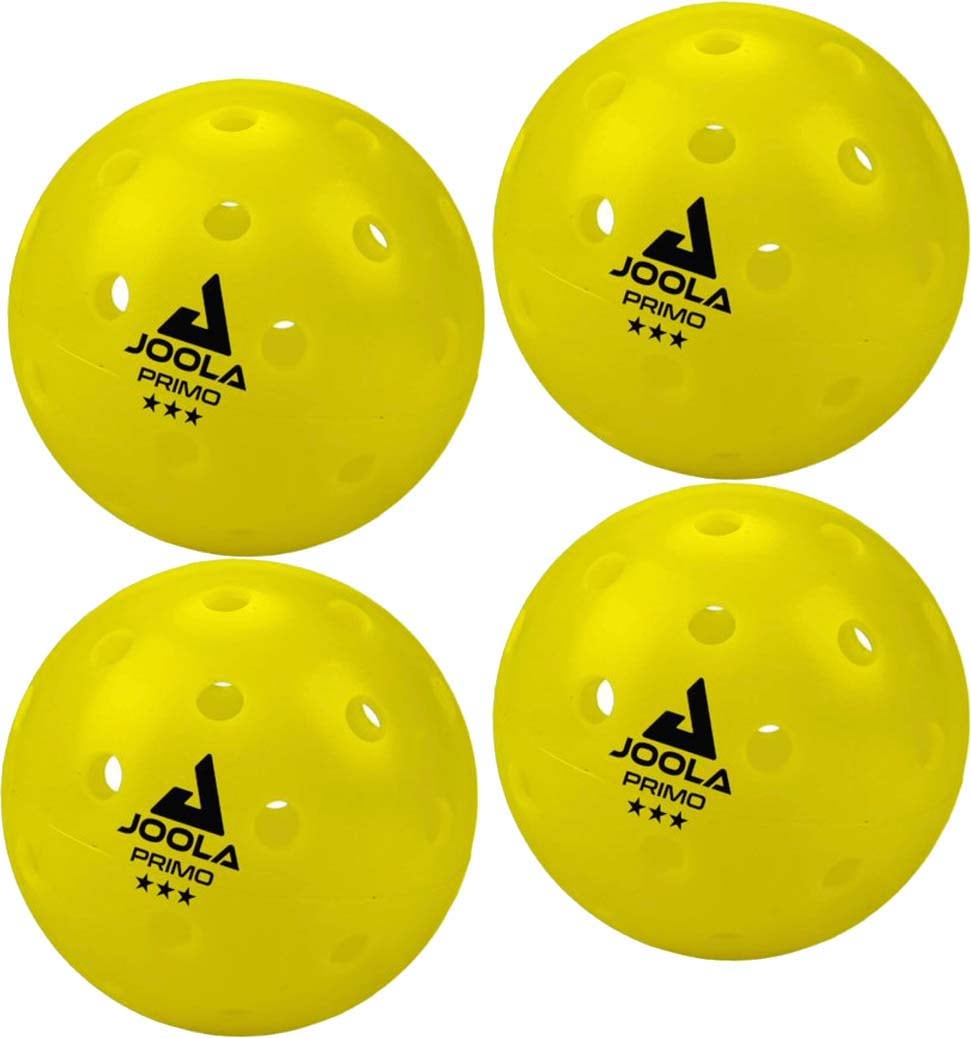 JOOLA Pickleball "Primo Ball (4PC)", 26 g, gelb, Bälle, gelocht