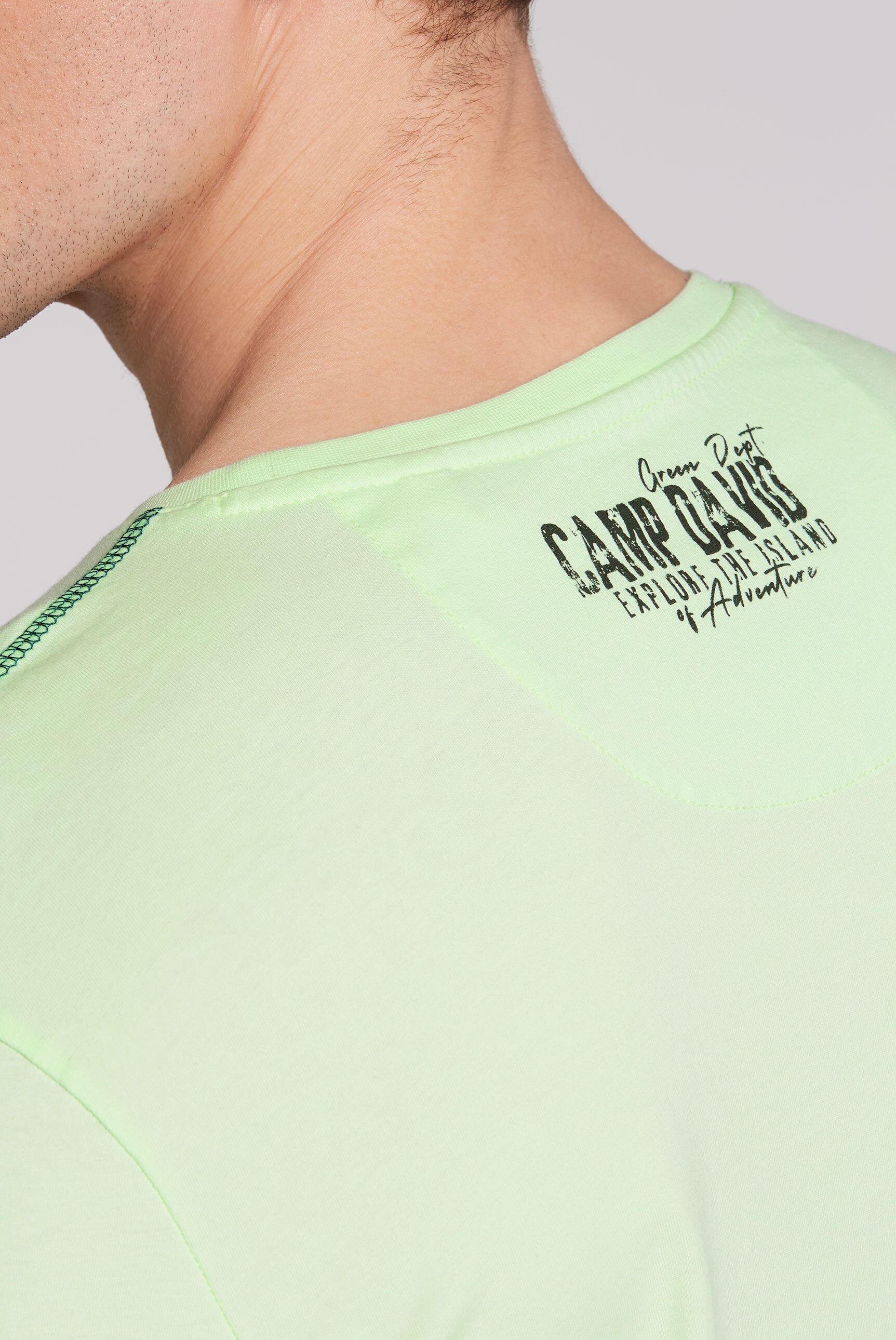 CAMP DAVID Rundhalsshirt, aus Baumwolle