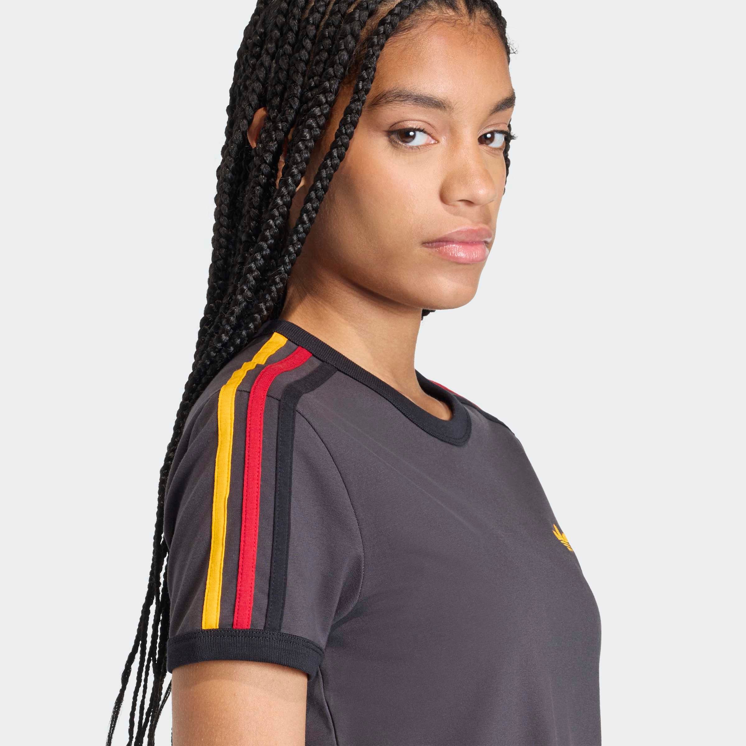 adidas Originals T-Shirt »3-STREIFEN SLIM« sanft anliegende Passform, ohne Verschluss, für sportlichen Look