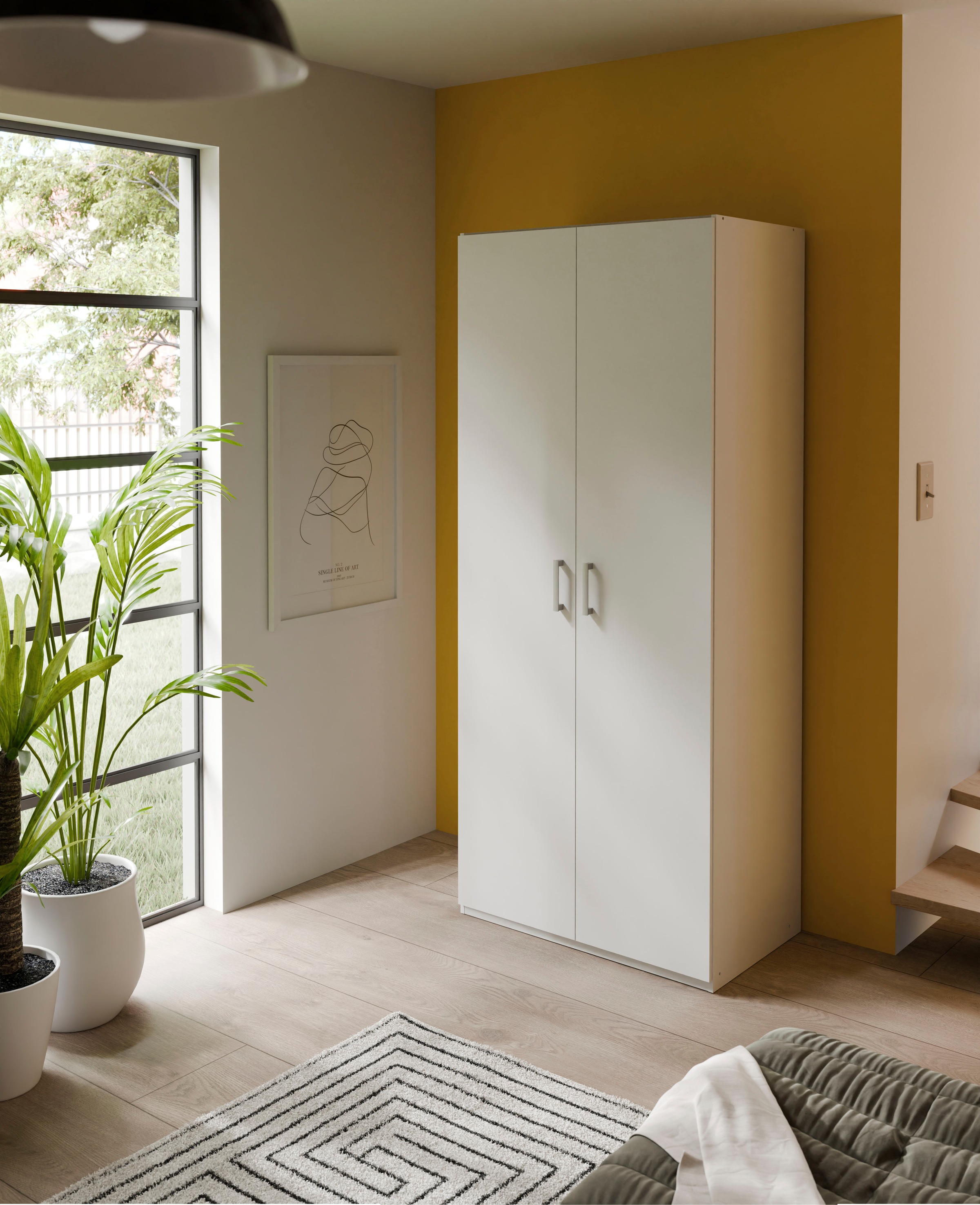 FORTE Kleiderschrank Drehtürenschrank, Stauraum, Zubehör optional bestellba günstig online kaufen