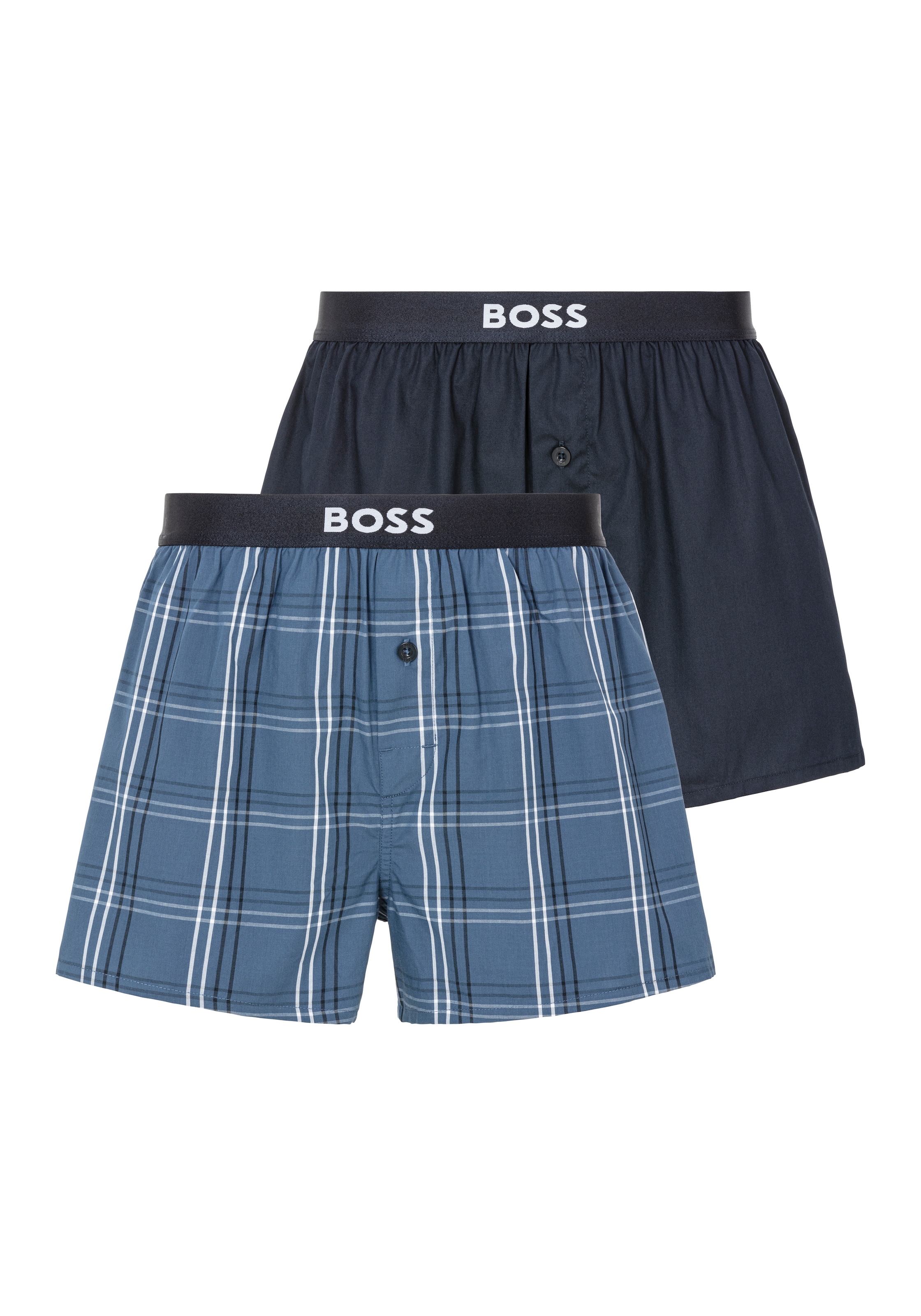 BOSS Pyjamashorts "2P Boxer Shorts EW", (Packung, 2 tlg., 2er) günstig online kaufen