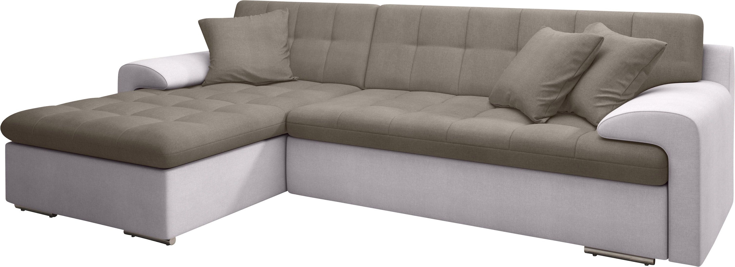 TRENDMANUFAKTUR Ecksofa "Rave II, L-Form", wahlweise mit Bettfunktion günstig online kaufen