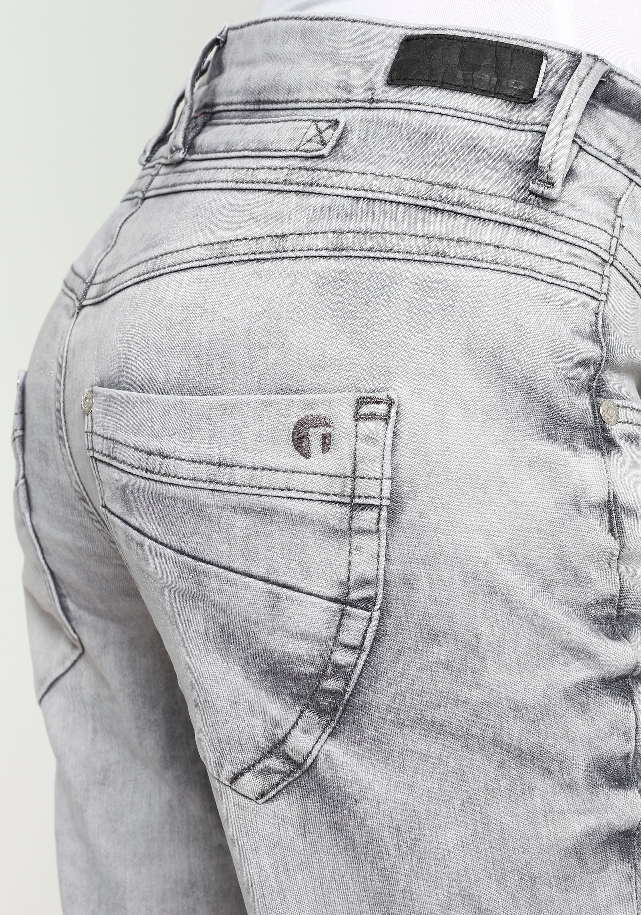 GANG Skinny-fit-Jeans »94Medina«, mit | offener BAUR für Knopfleiste halb bestellen stylischer