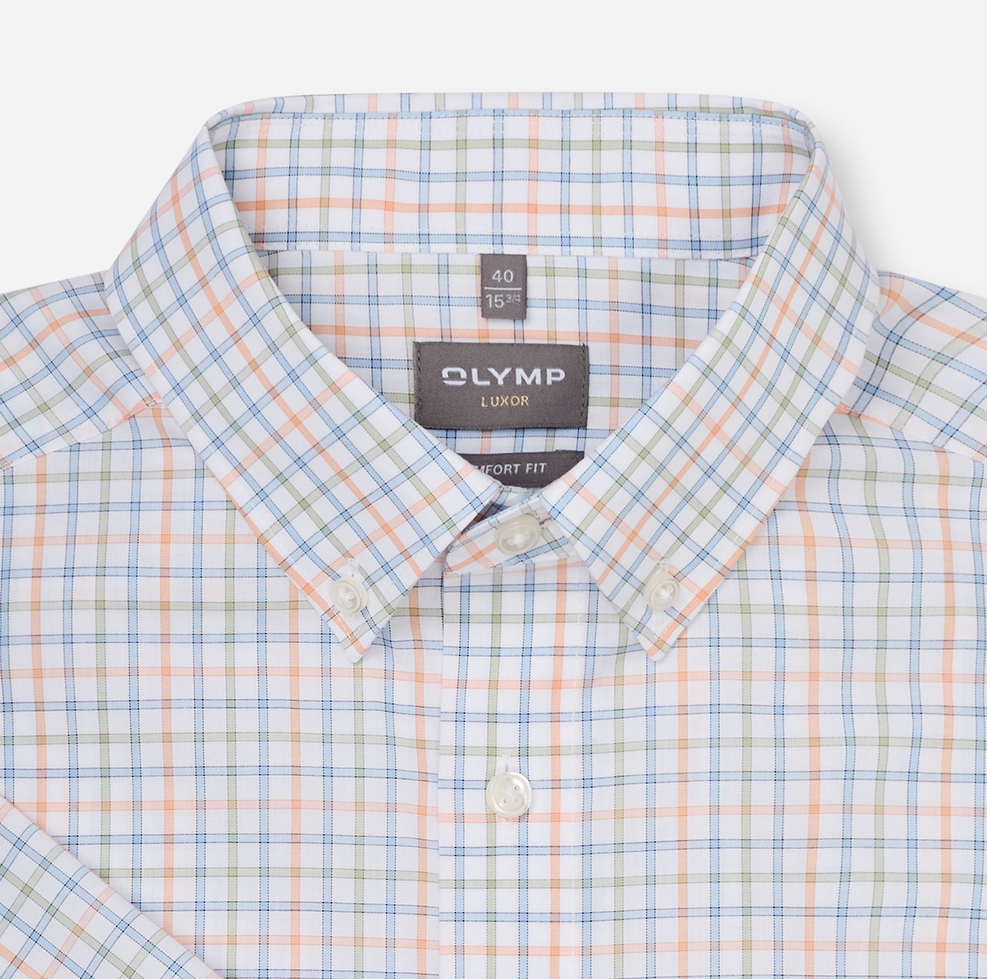 OLYMP Kurzarmhemd »Luxor« Businesshemd, comfort fit, Button-down-Kragen