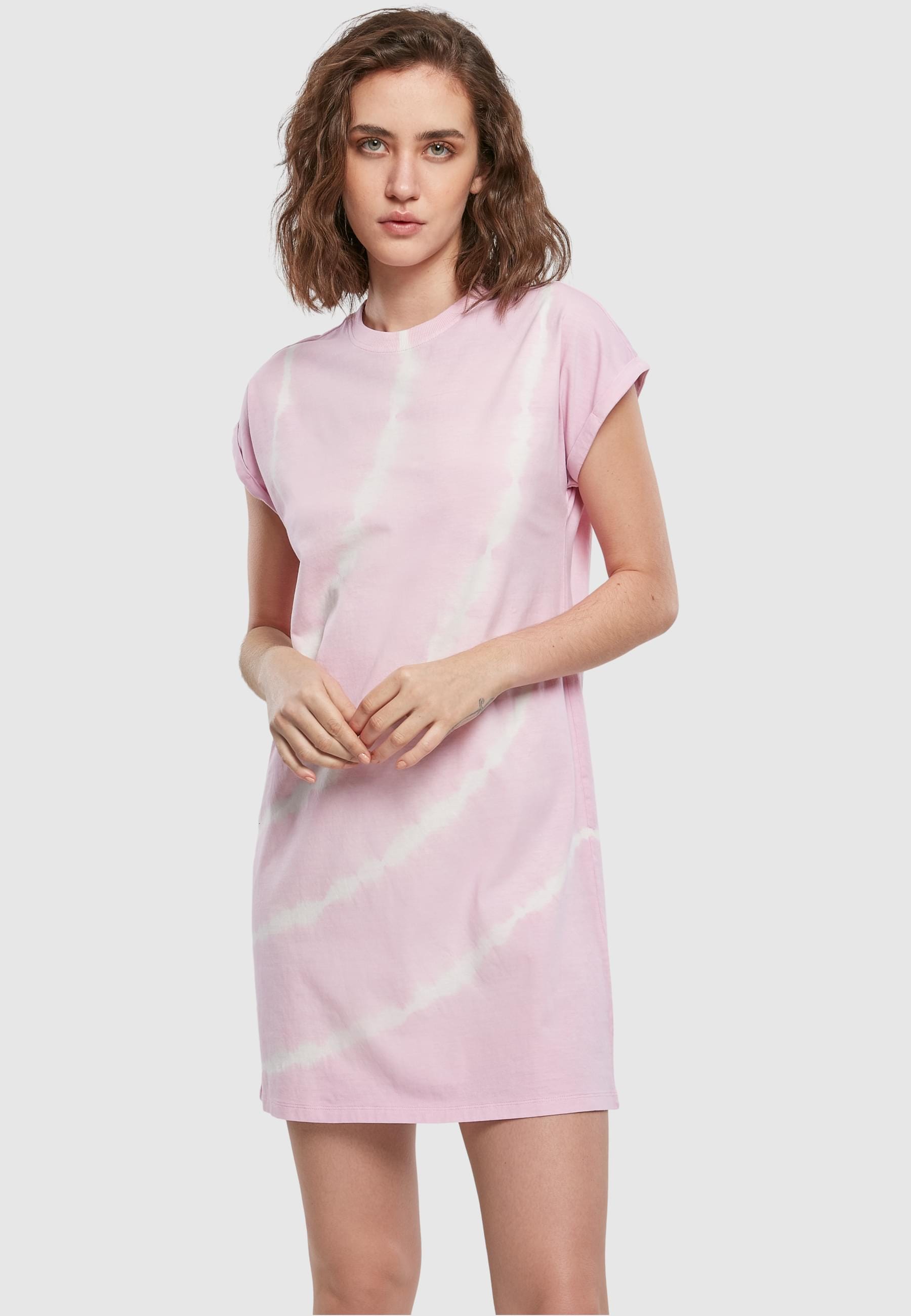 URBAN CLASSICS Shirtkleid »Urban Classics Damen Ladies Tie Dye Dress«, (1 tlg.)