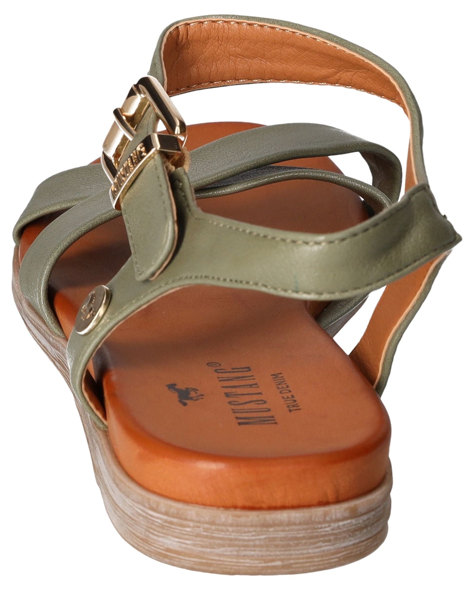 Mustang Shoes Sandale, Sommerschuh, Sandalette, Riemchensandale, mit breiten Riemen