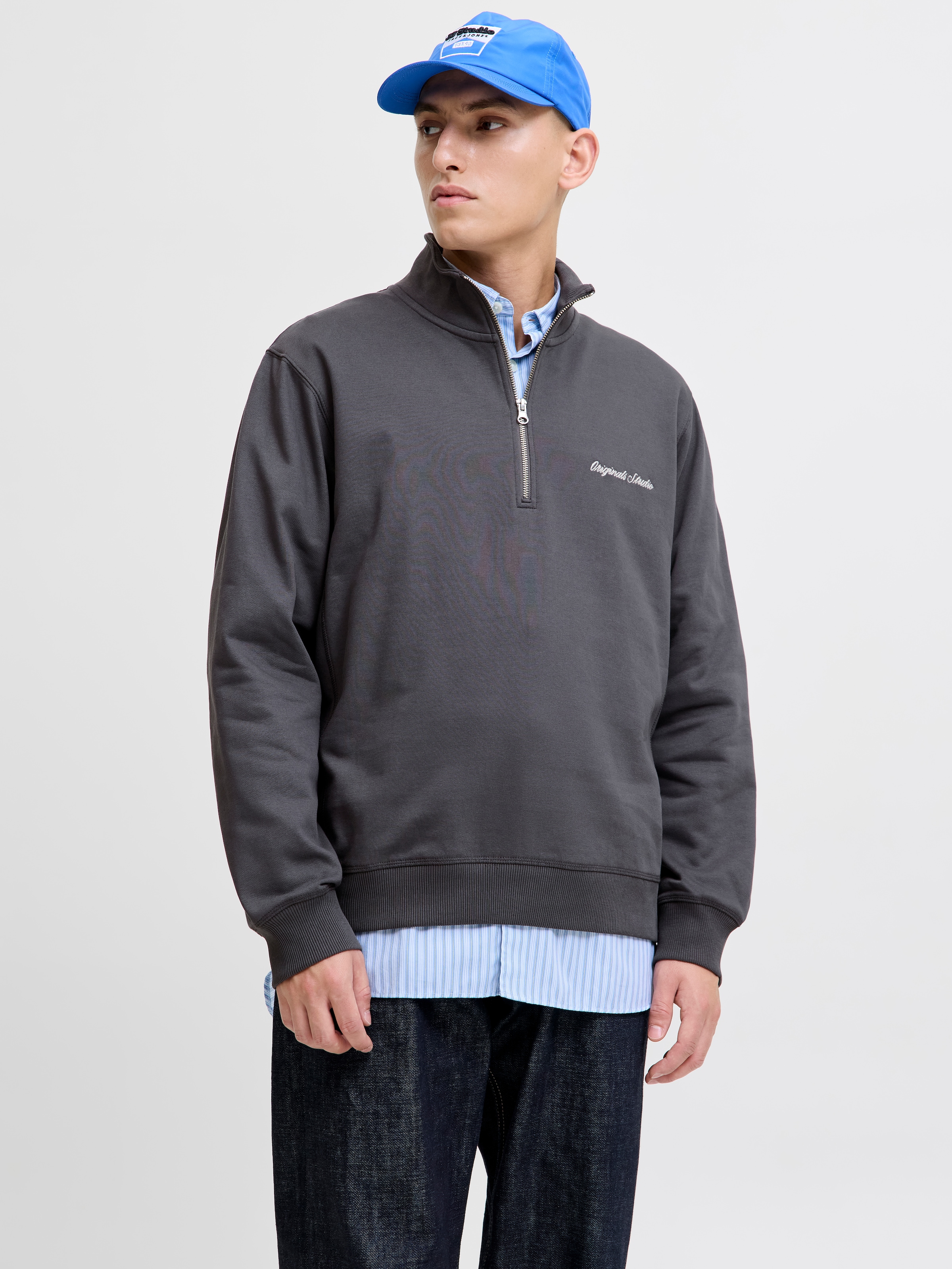 Jack & Jones Sweatshirt "JORNORREBRO EMB SWEAT HIGH NECK SN" günstig online kaufen