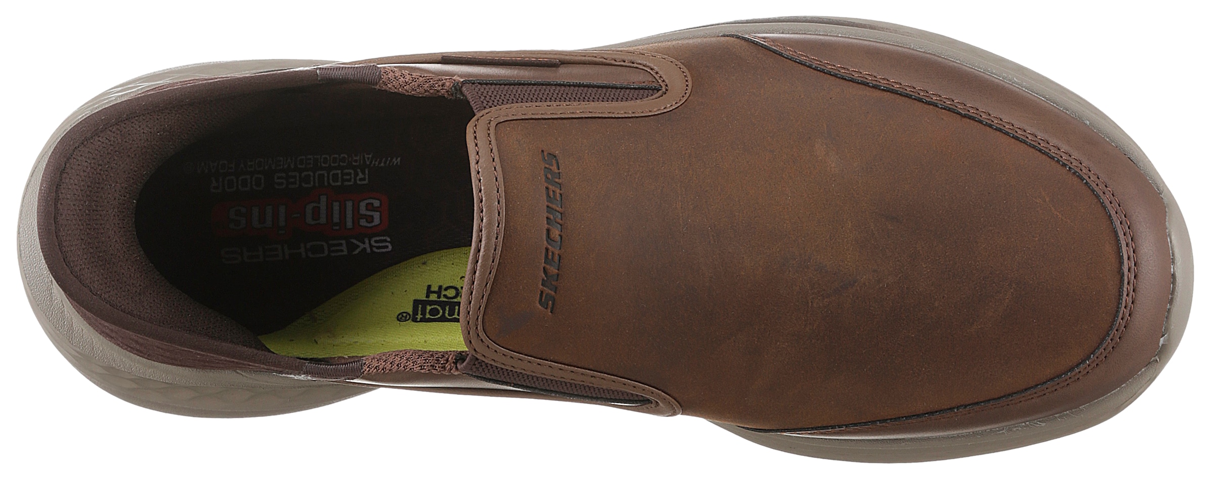 Skechers Slip-On Sneaker »SLADE-«, Slipper, Freizeitschuh, Halbschuh mit Goga Mat Funktion