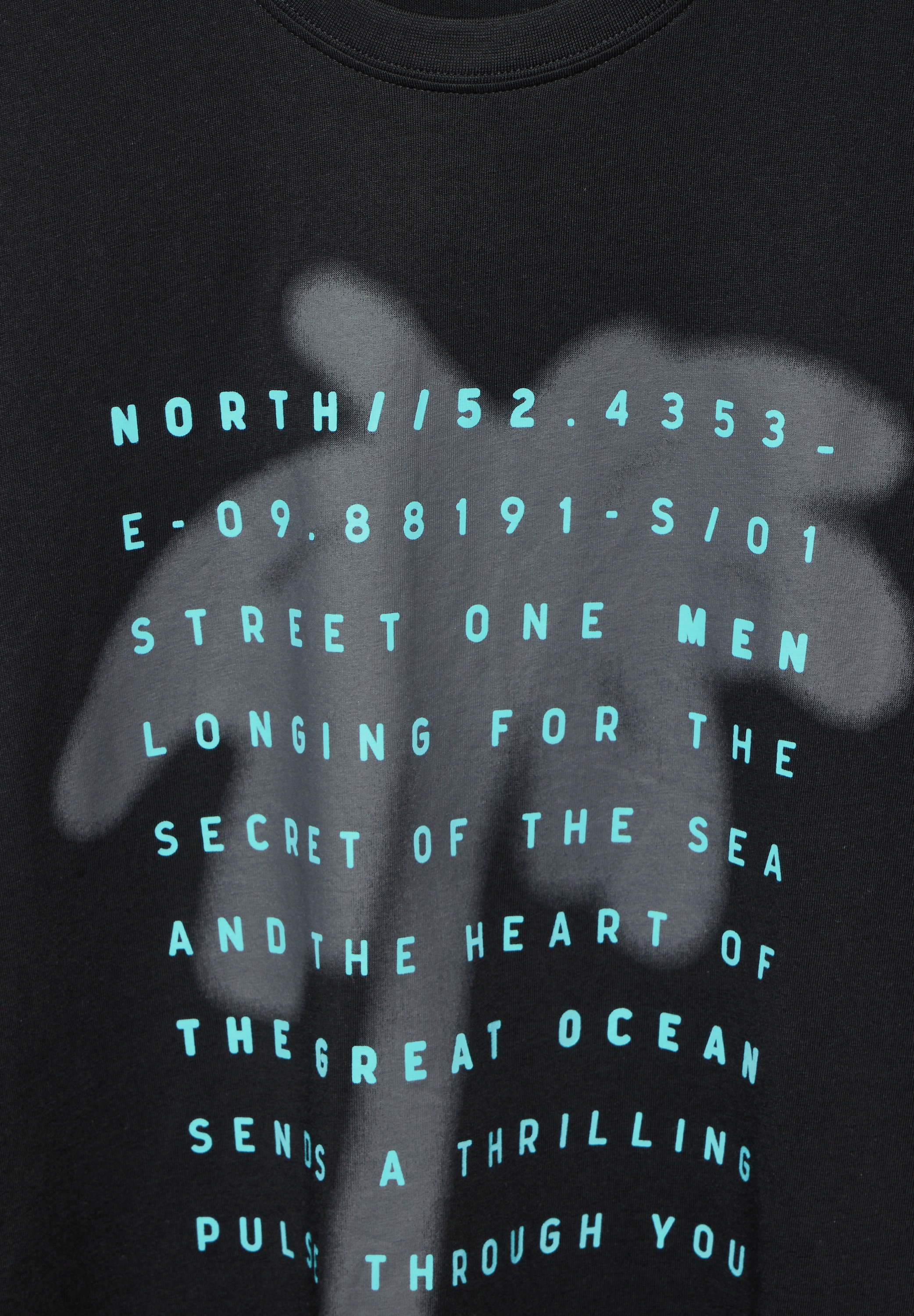 STREET ONE MEN T-Shirt, aus reiner Baumwolle