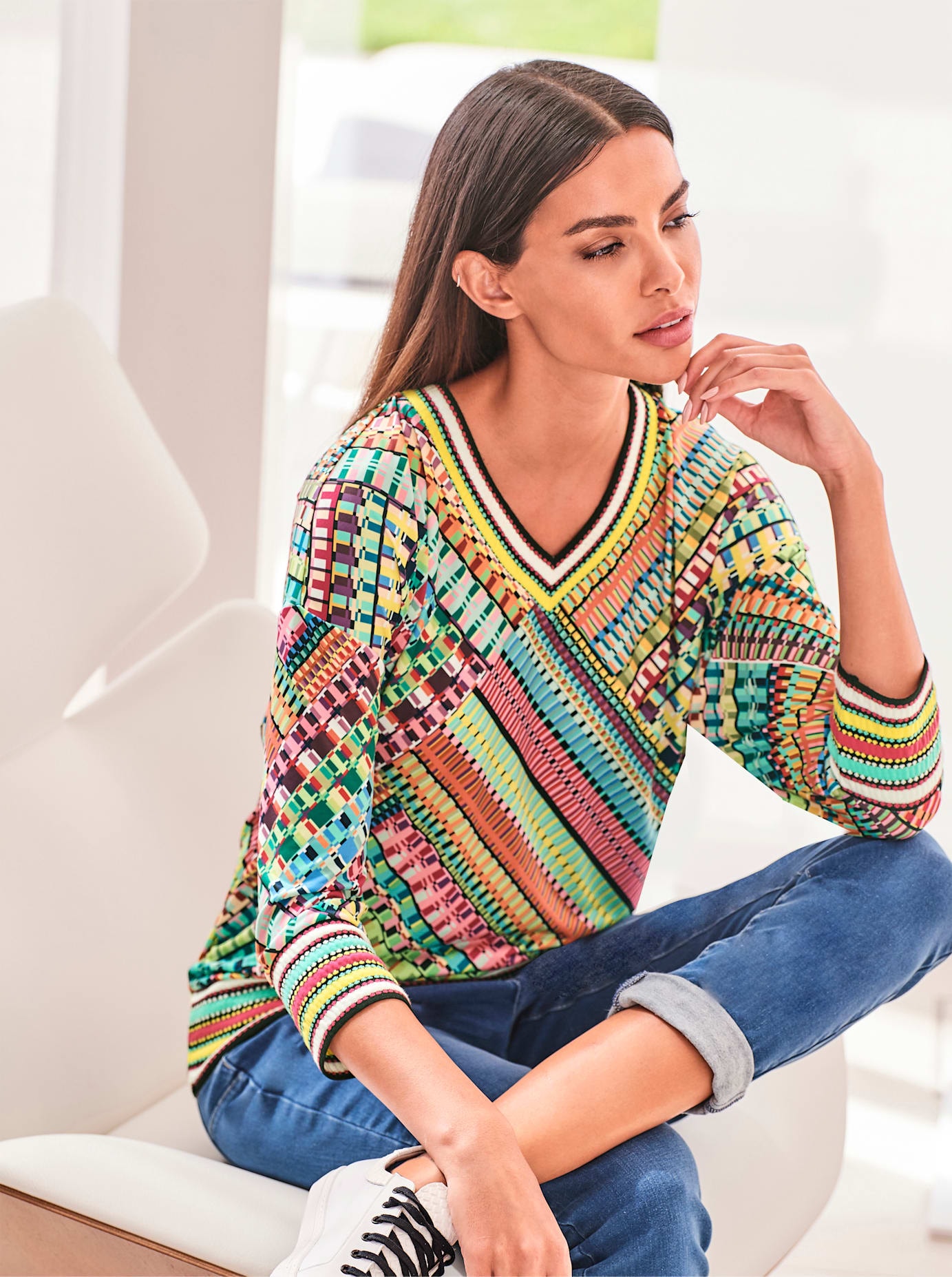 RICK CARDONA by heine 3/4-Arm-Shirt "Druck-Shirt" 1 Stk. günstig online kaufen