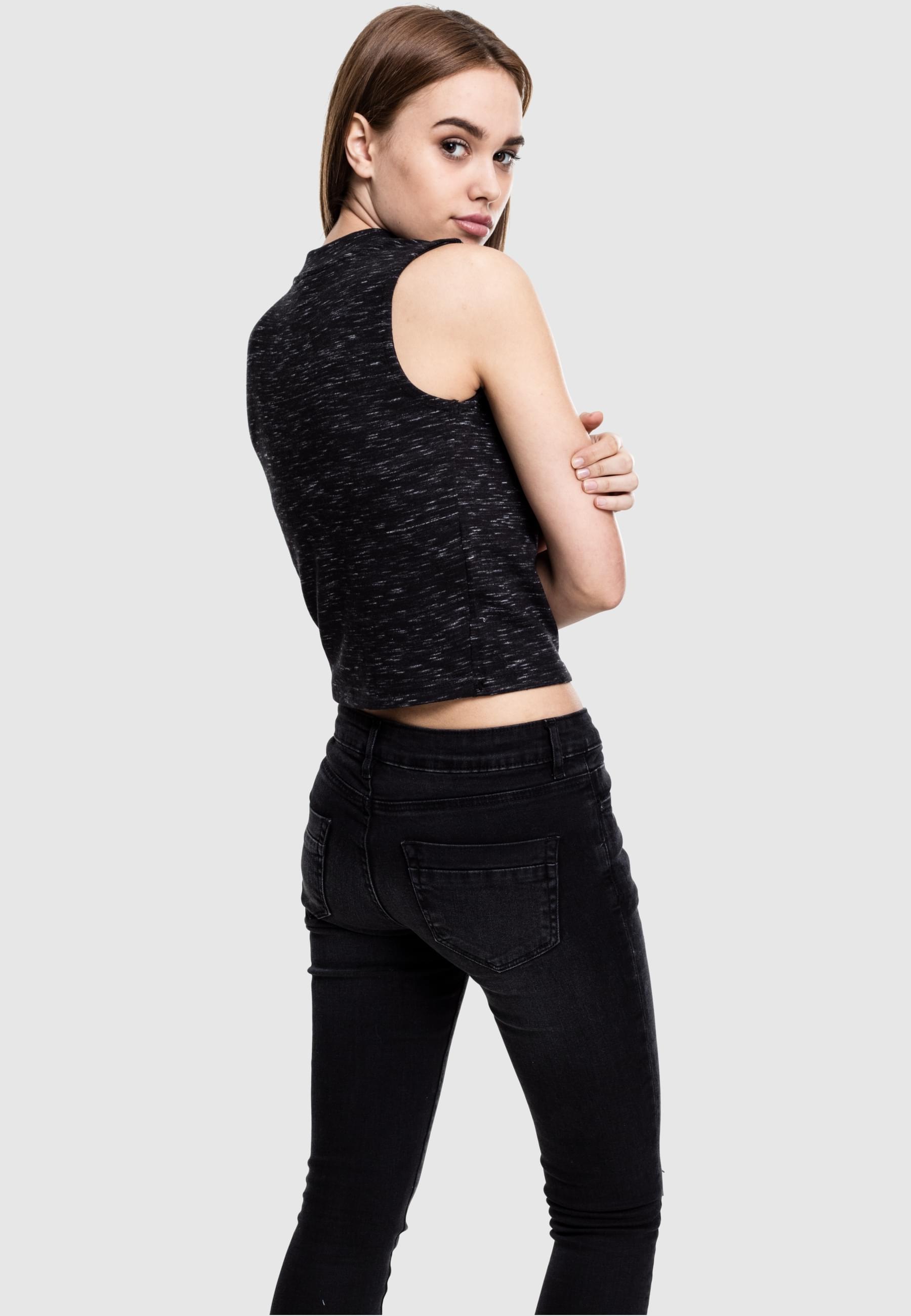 URBAN CLASSICS Muskelshirt »Urban Classics Damen Ladies Space Dye Top«, (1 tlg.)