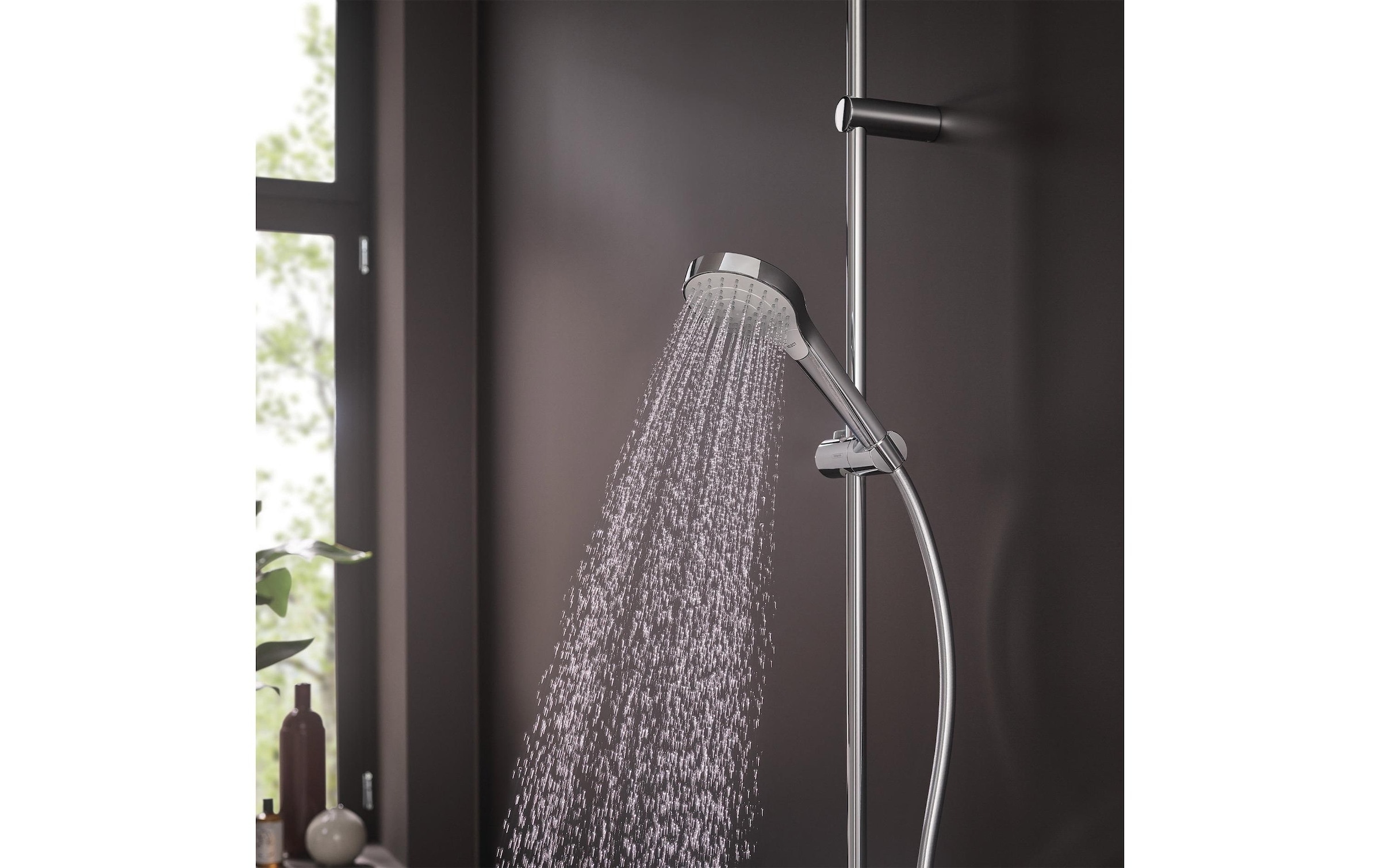 hansgrohe Handbrause »Croma Select S« 11cm, Weiß/chrom