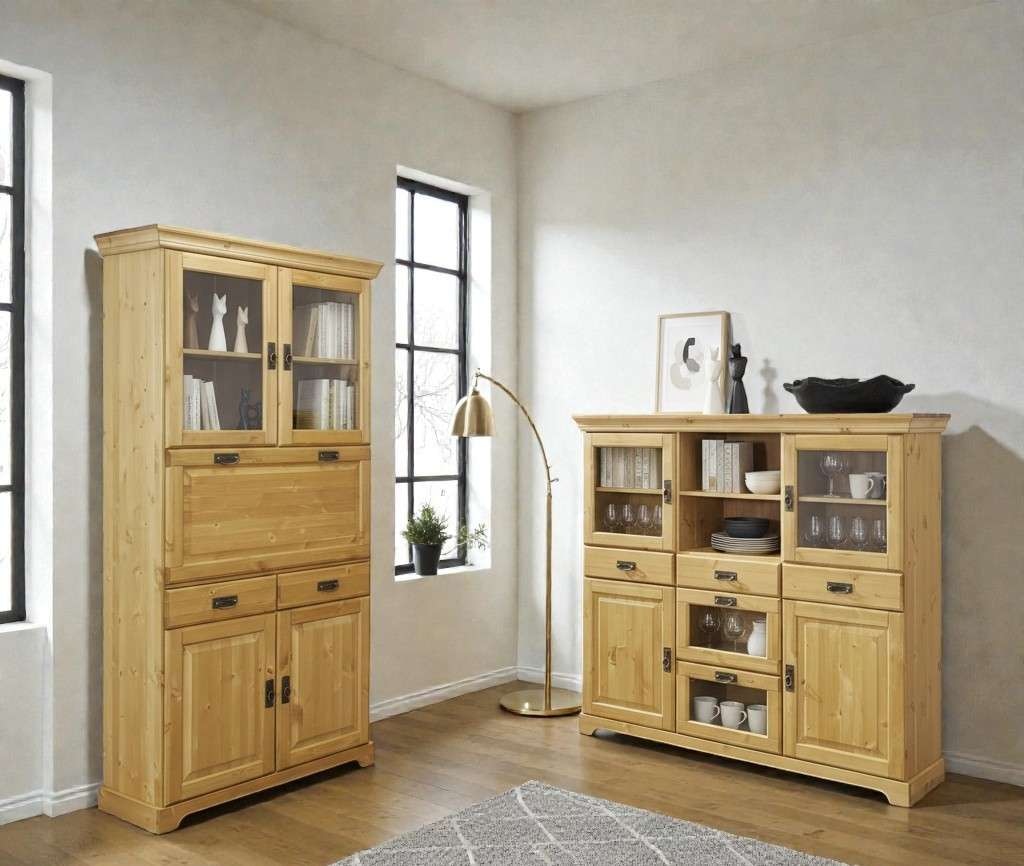 OTTO home Sekretär »Rügen« aus massiver Kiefer, Breite 94 cm, made in EU