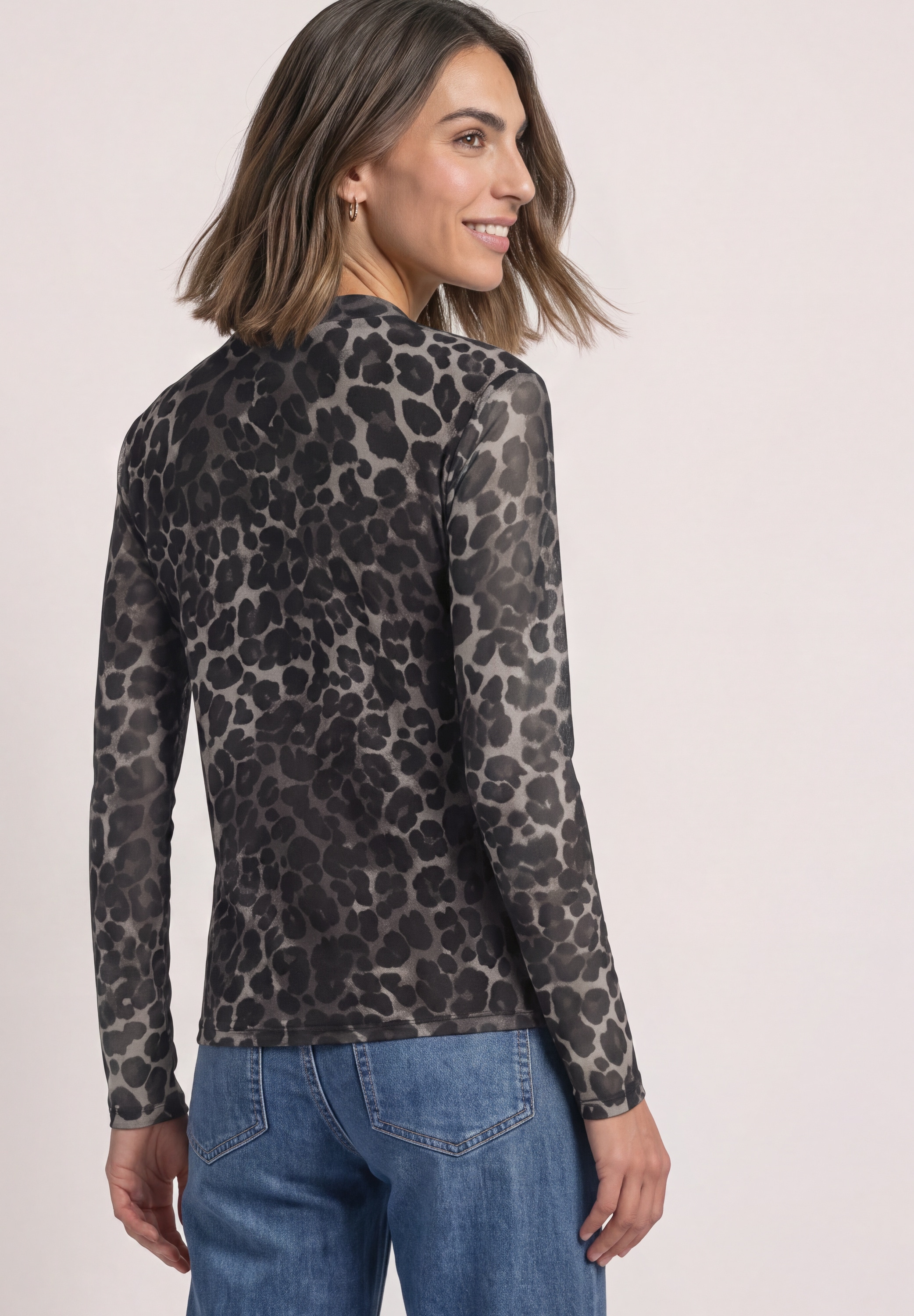 STREET ONE Langarmshirt mit Turtleneck