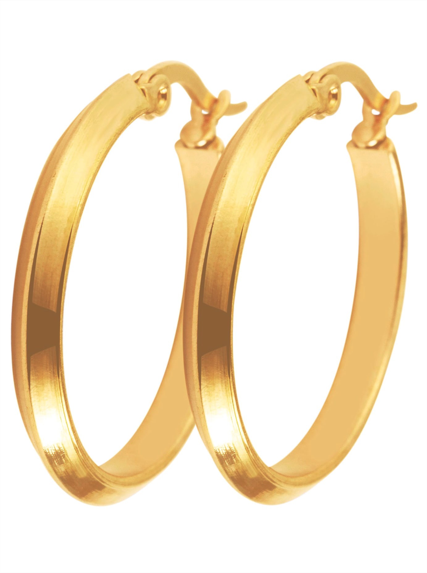 Lady Hoop Earrings Gold 2