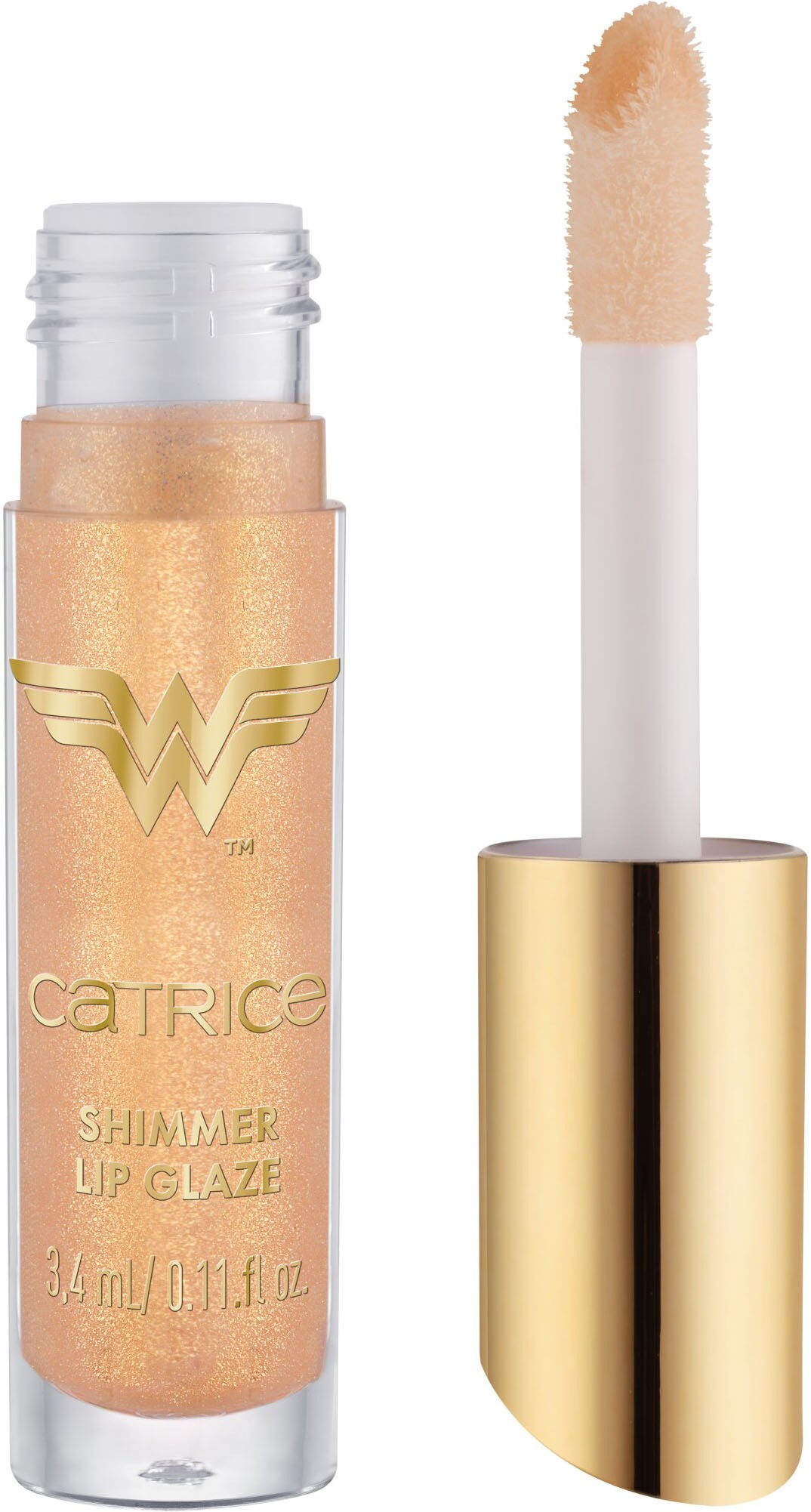 Catrice Lipgloss »Wonder Woman Shimmer Lip Glaze«, (Set, 3 tlg.)