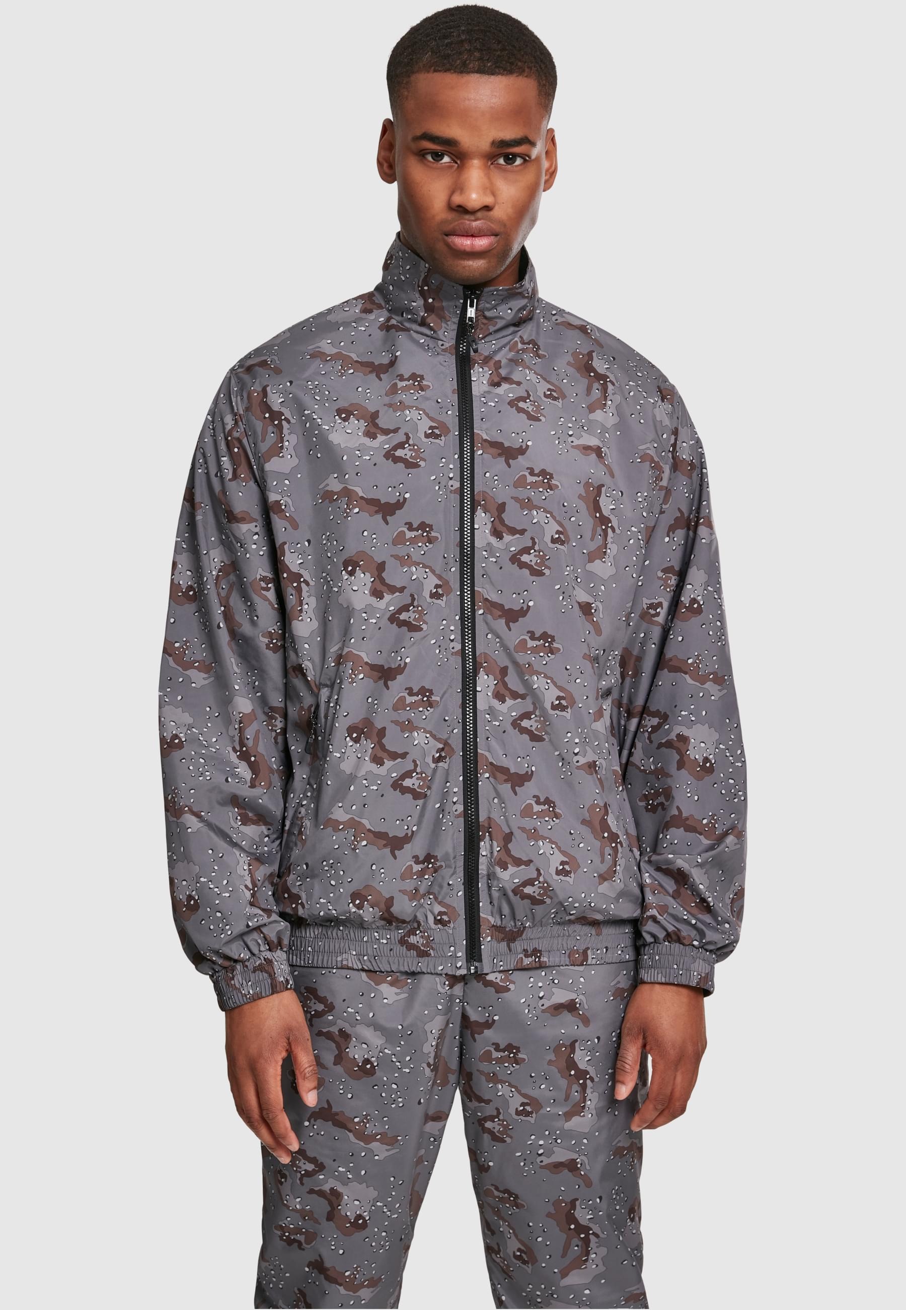URBAN CLASSICS Anorak »Urban Classics Herren Camo Track Jacket«, (1 St.), ohne Kapuze