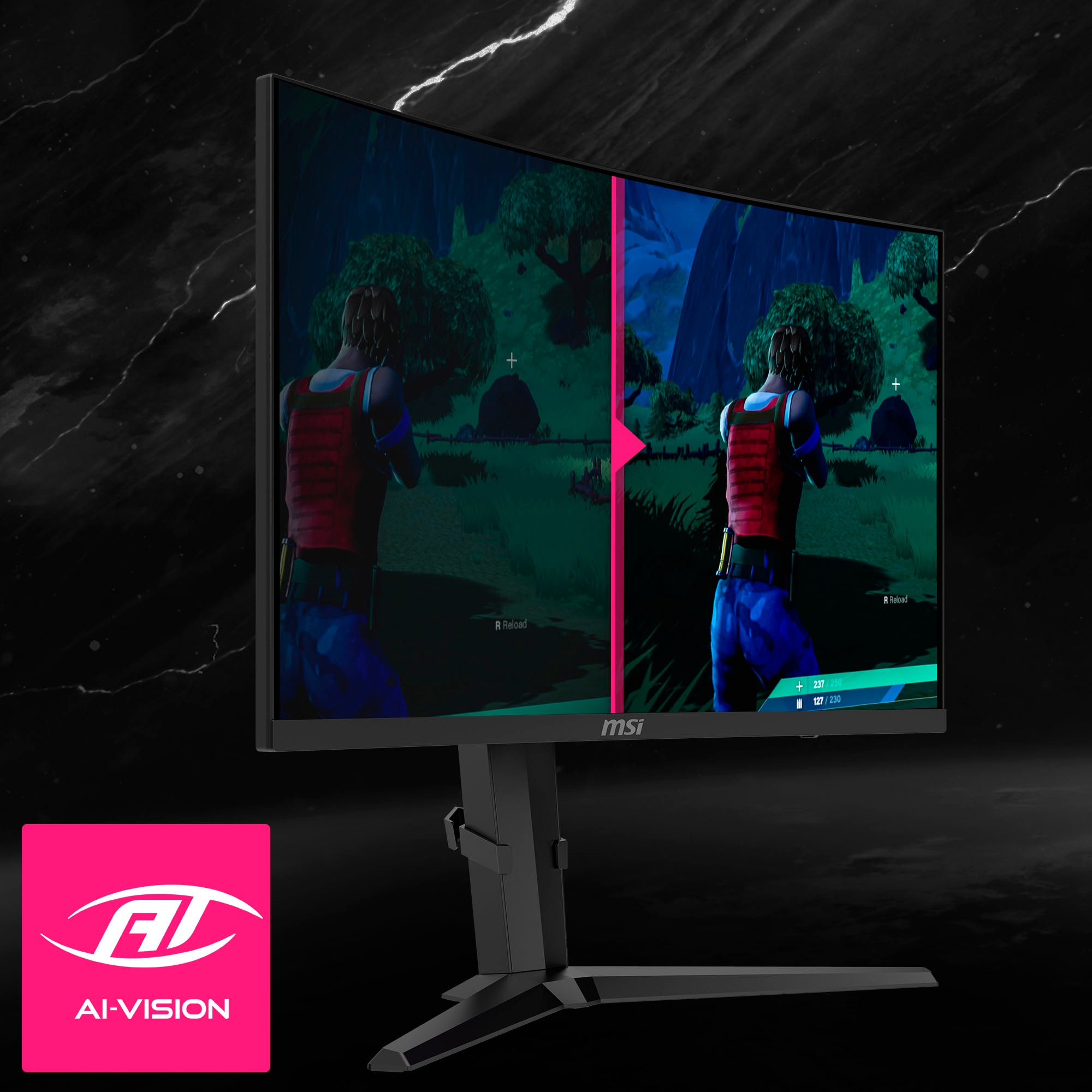 MSI Curved-Gaming-Monitor »MPG 275CQRXF«, 69 cm/27 Zoll, 2560 x 1440 px, WQHD, 0,5 ms Reaktionszeit, 240 Hz