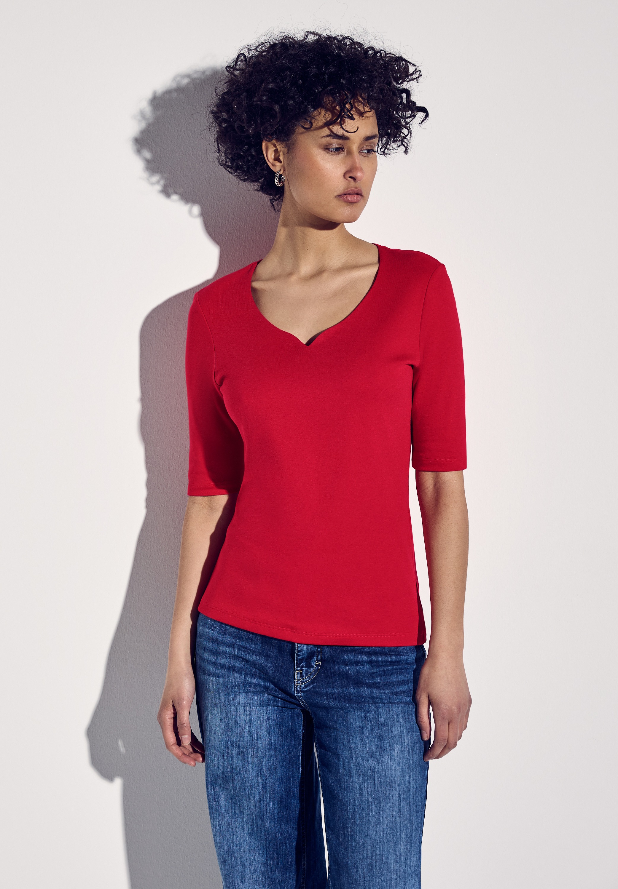 STREET ONE T-Shirt, im soften Baumwoll-Mix günstig online kaufen