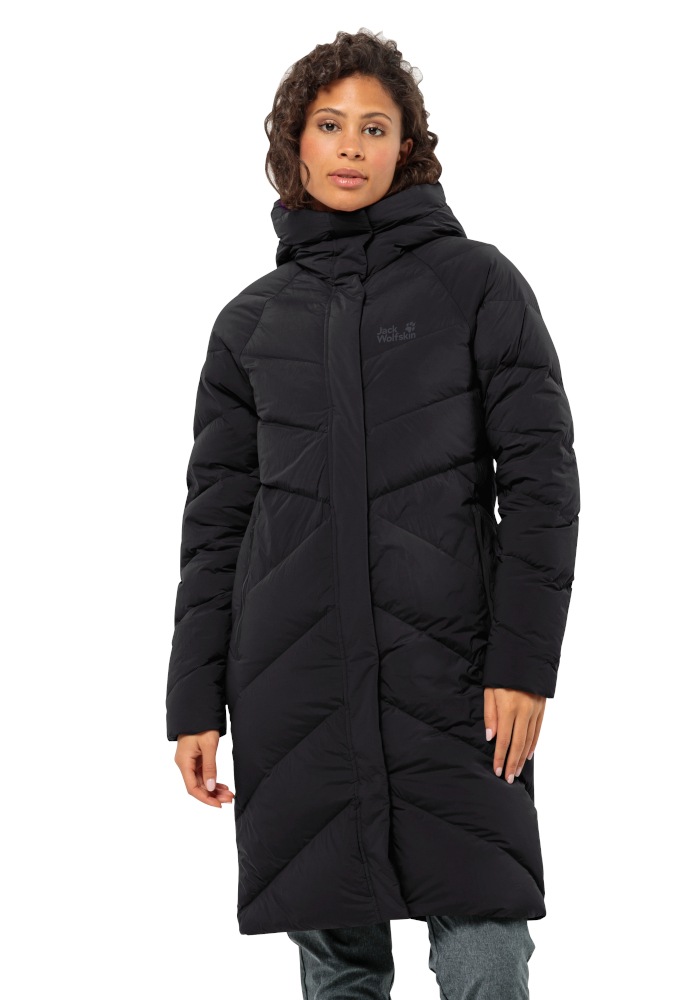 Jack Wolfskin Daunenmantel "MARIENPLATZ COAT W RDS" Daunenmantel, warm, winddicht und wasserabweisend