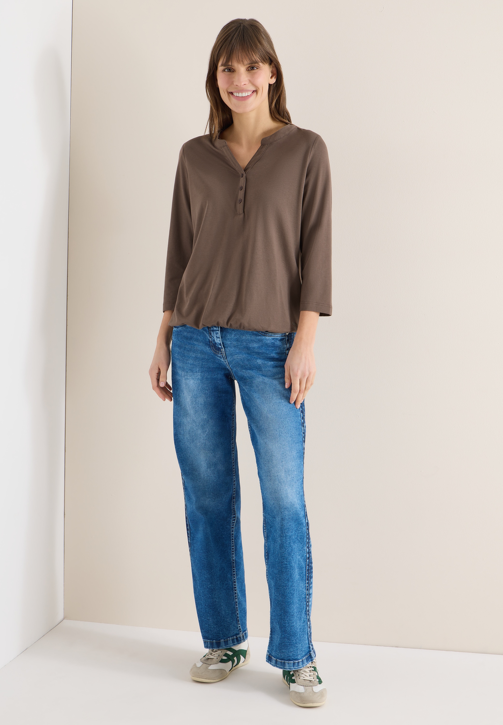 Cecil 3/4-Arm-Shirt mit 3/4 Ärmeln