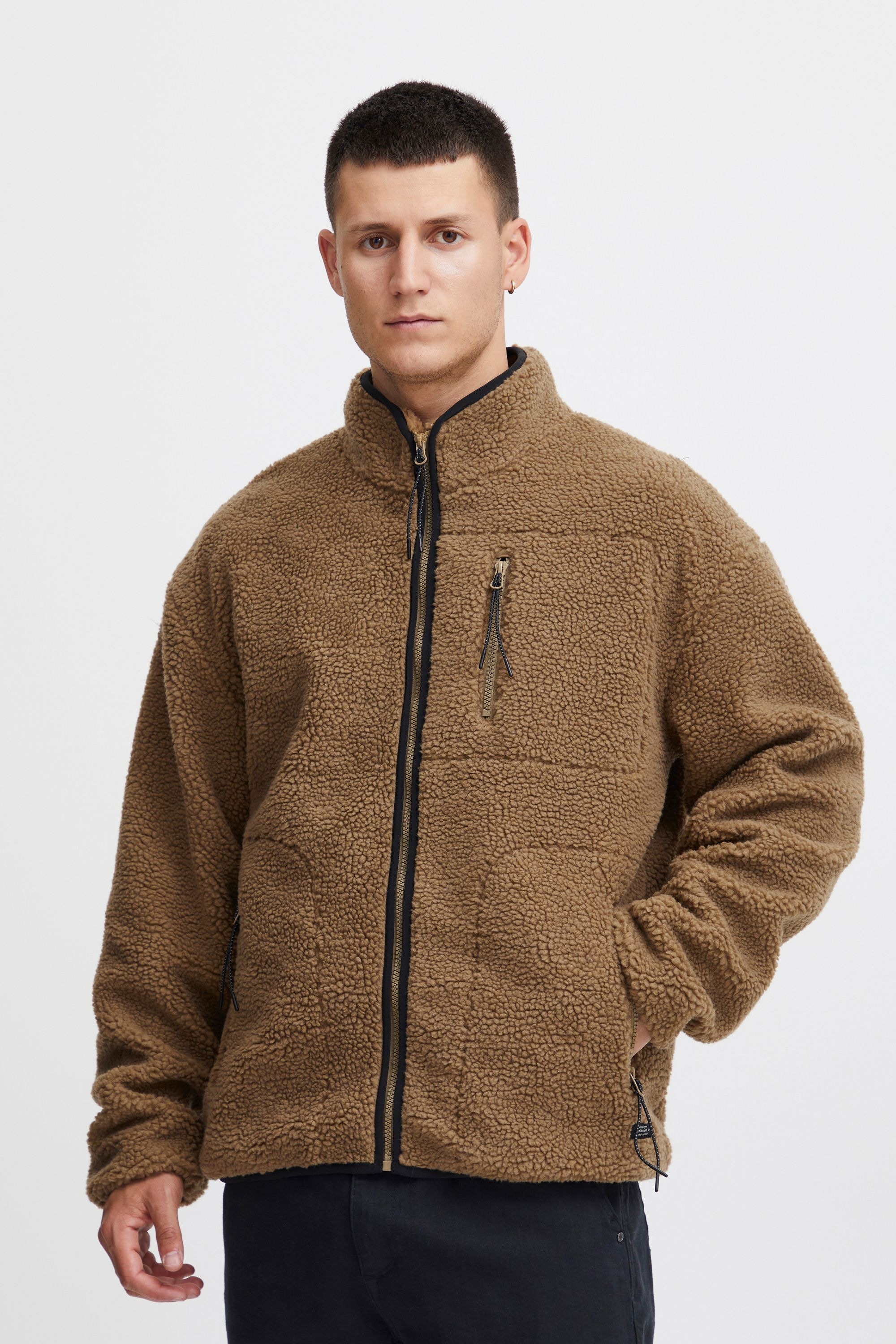 Blend Kapuzensweatjacke "BHSweatshirt", Gemütliche Teddy-Jacke günstig online kaufen