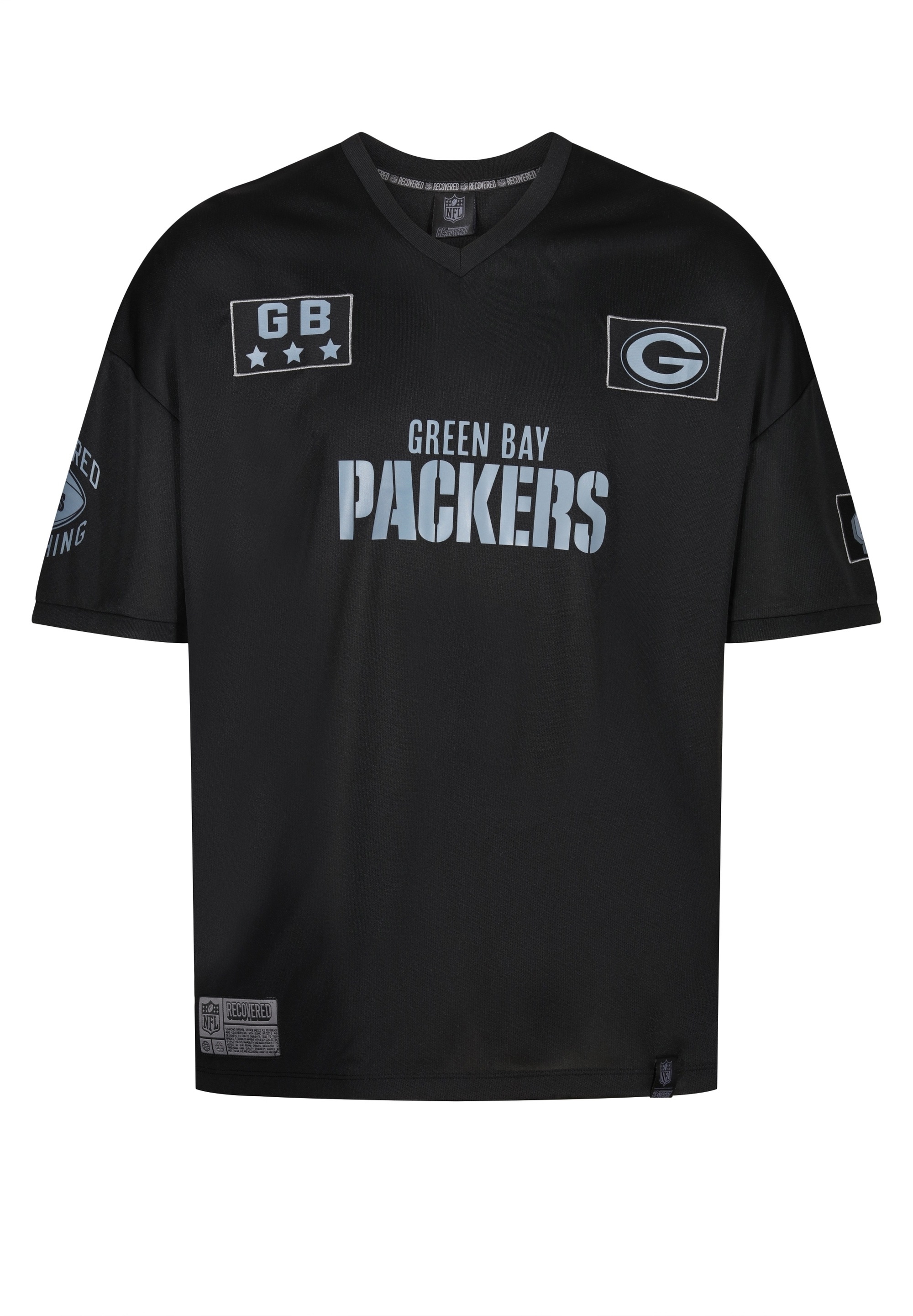Recovered T-Shirt »NFL Packers GB 19 Oversized«, (1 tlg.), im lockeren Schnitt