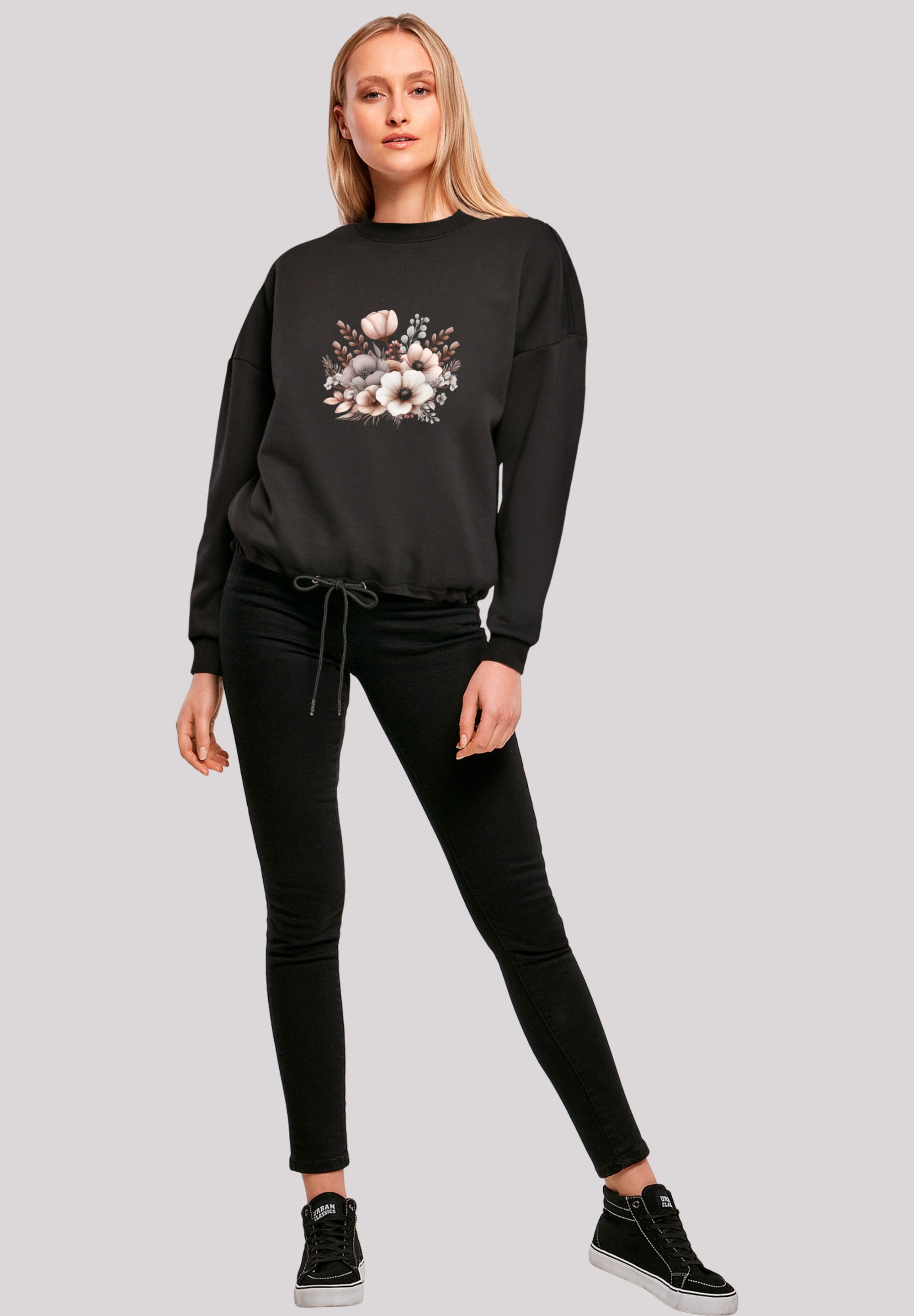 F4NT4STIC Sweatshirt »Blumenstrauß Boho«, Premium Qualität