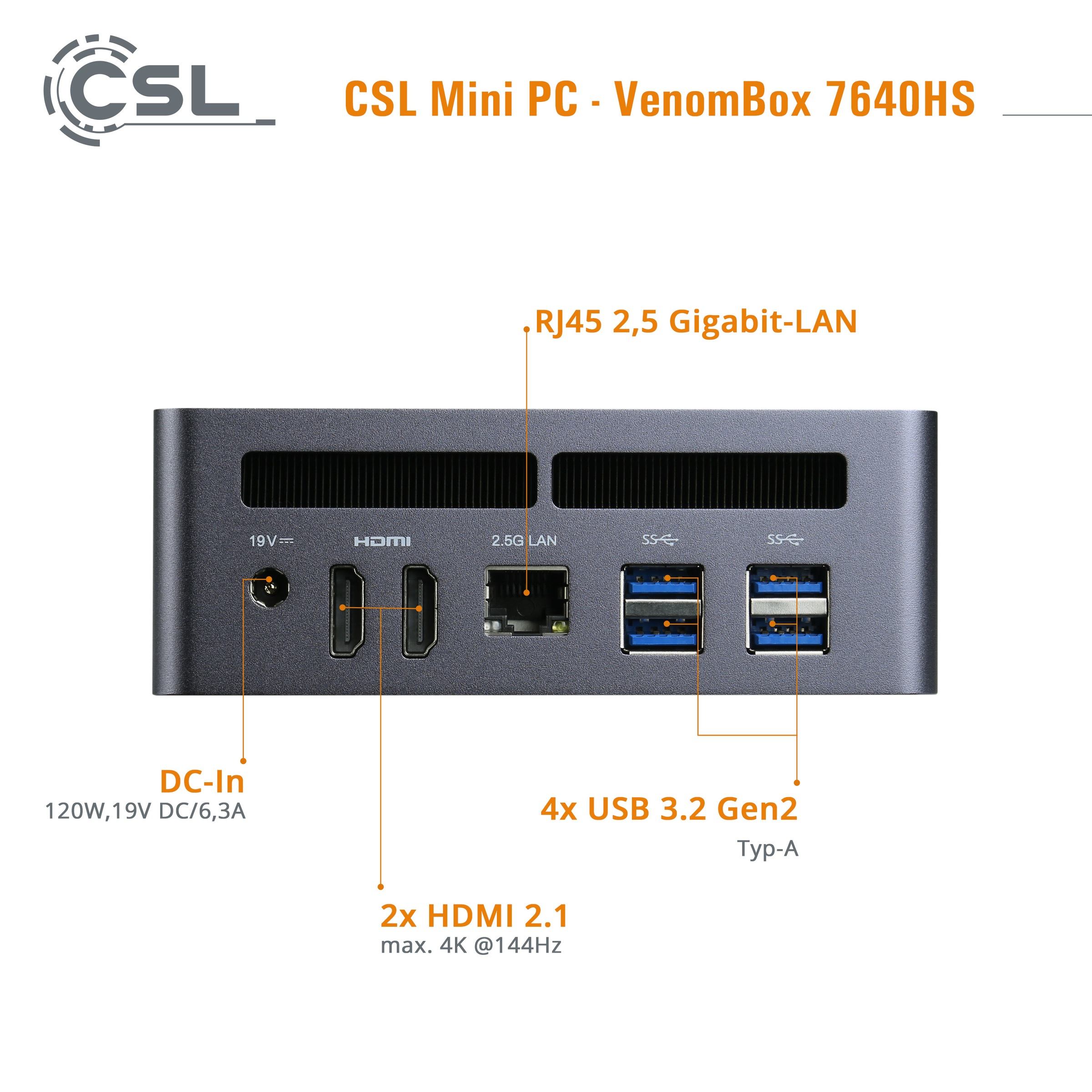 CSL PC »VenomBox 7640HS«
